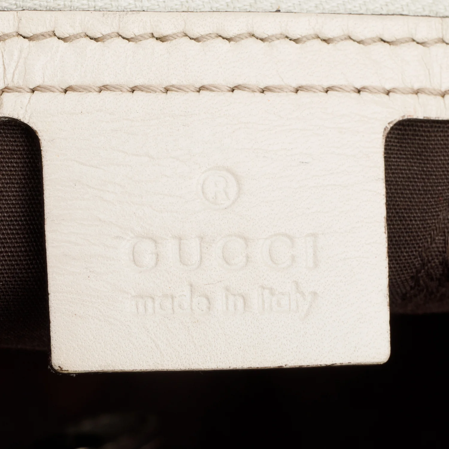 Gucci White Leather Trim GG Canvas Large Twin Tote - Image 8
