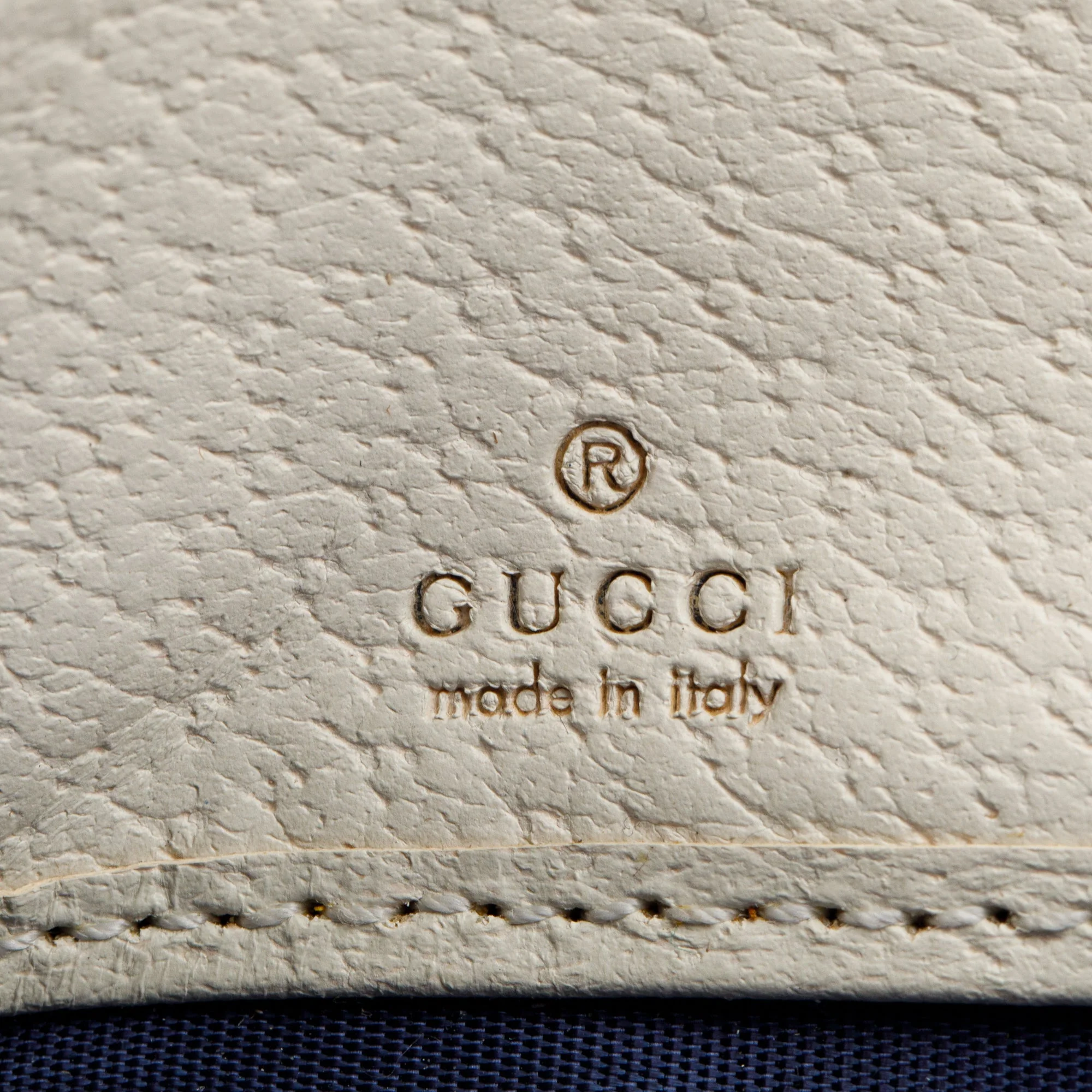 Gucci White Leather Web Ophidia GG Zip Around Wallet w/ Box & Receipt - Image 9