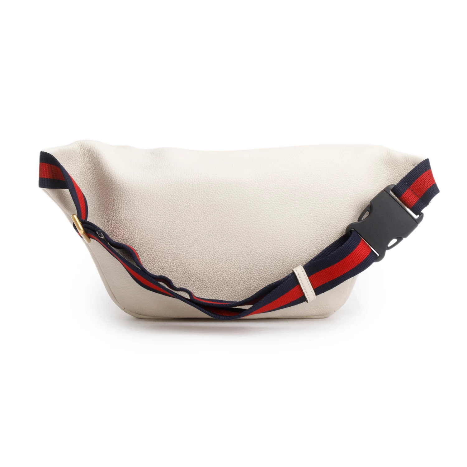 Gucci White Logo Print Calfskin Leather Large Belt Bag - Image 3