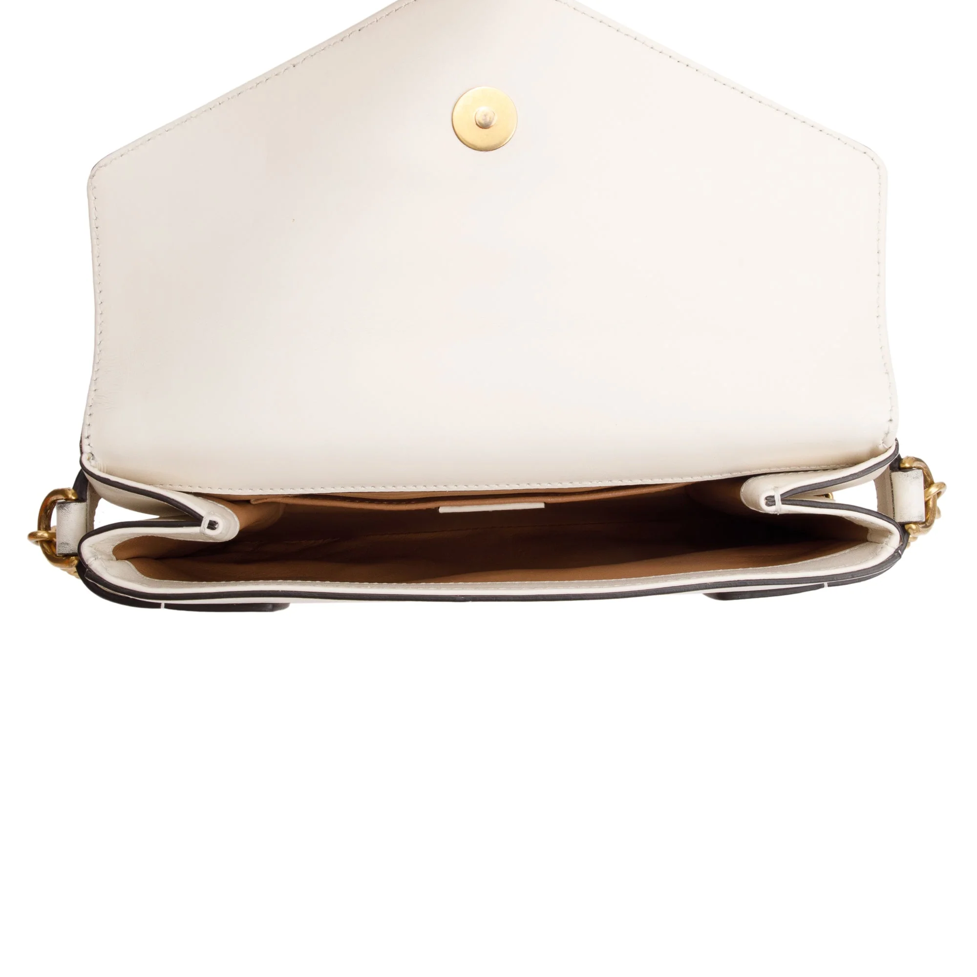 Gucci White Nappa Pearl Studded Mini Queen Margaret Broadway Shoulder Bag w/ Straps - Image 7
