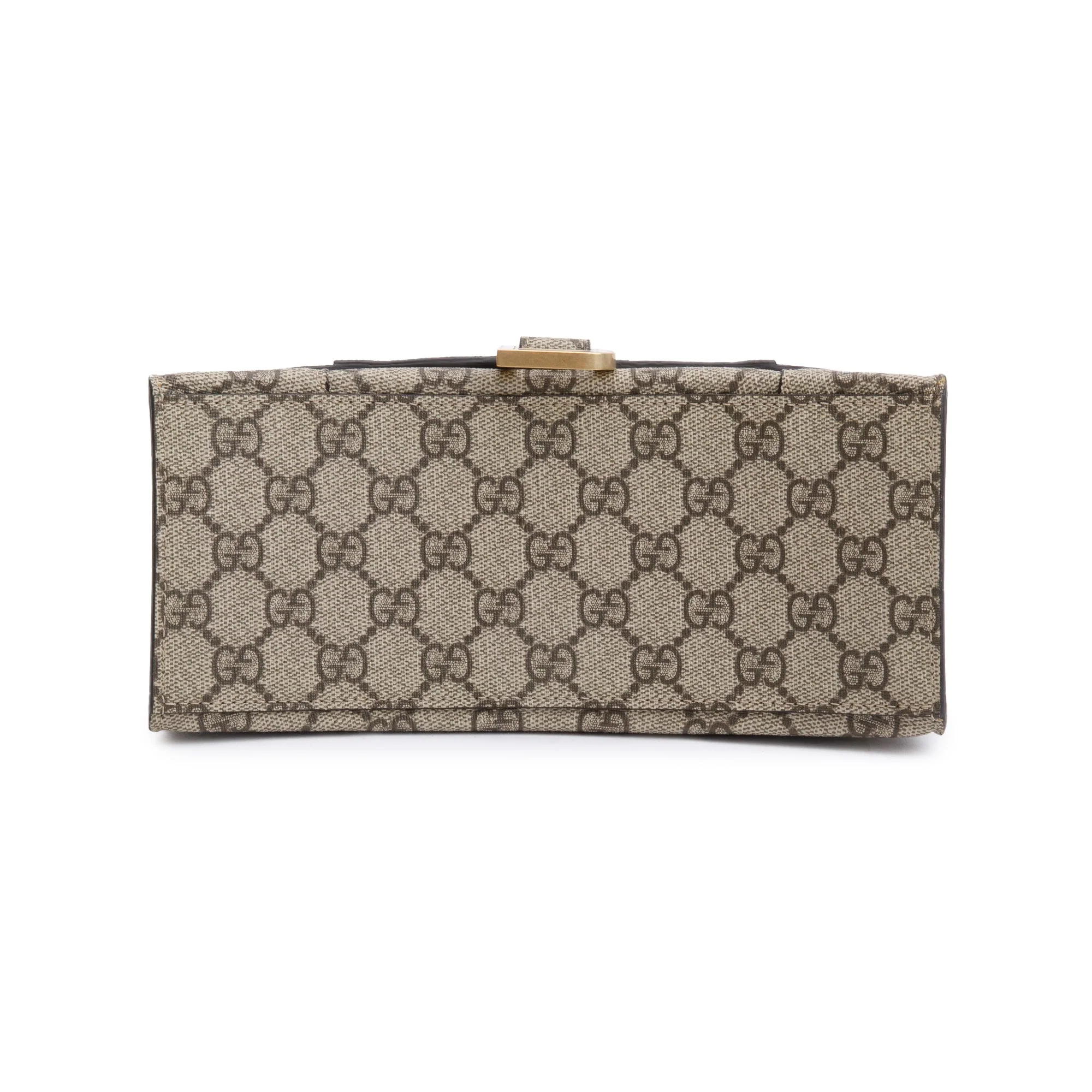 Gucci x Balenciaga The Hacker Project GG Supreme Small Hourglass Top Handle Bag w/ Strap & Box - Image 7
