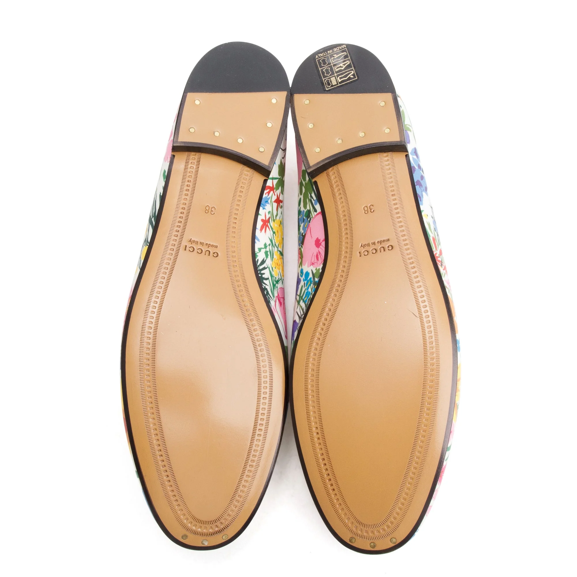 Gucci X Ken Scott Infinity Giardino d Apri Canvas Horsebit Accent Jordaan Loafers, Size 38 w/ Box - Image 7