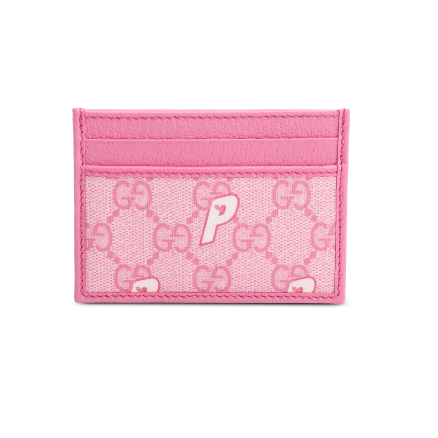 Gucci x Palace Pink GG-P Supreme Monogram Calfskin Card Holder - Image 3