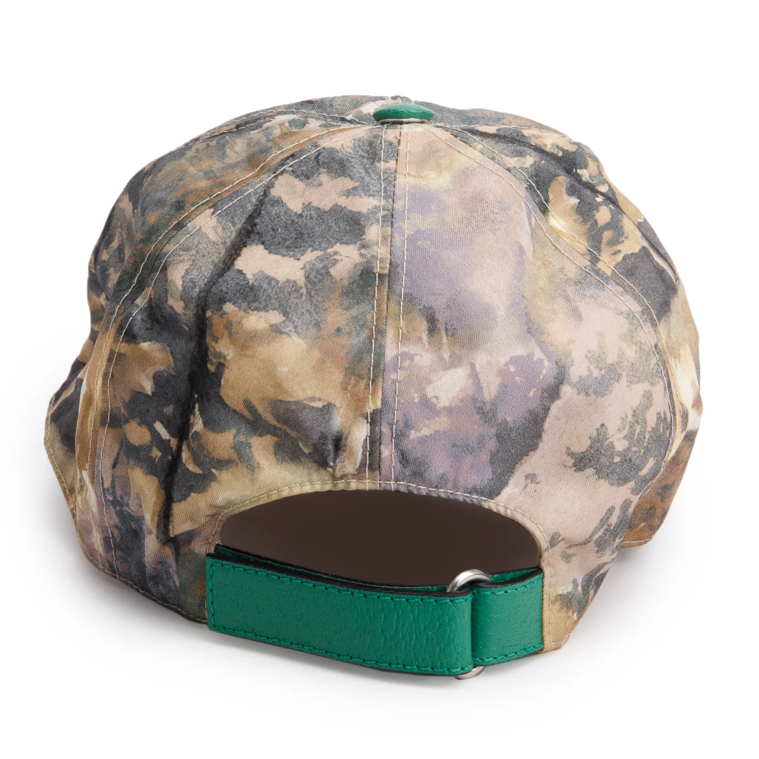 Gucci x The North Face Camo Print Baseball Hat, Size M - Image 3