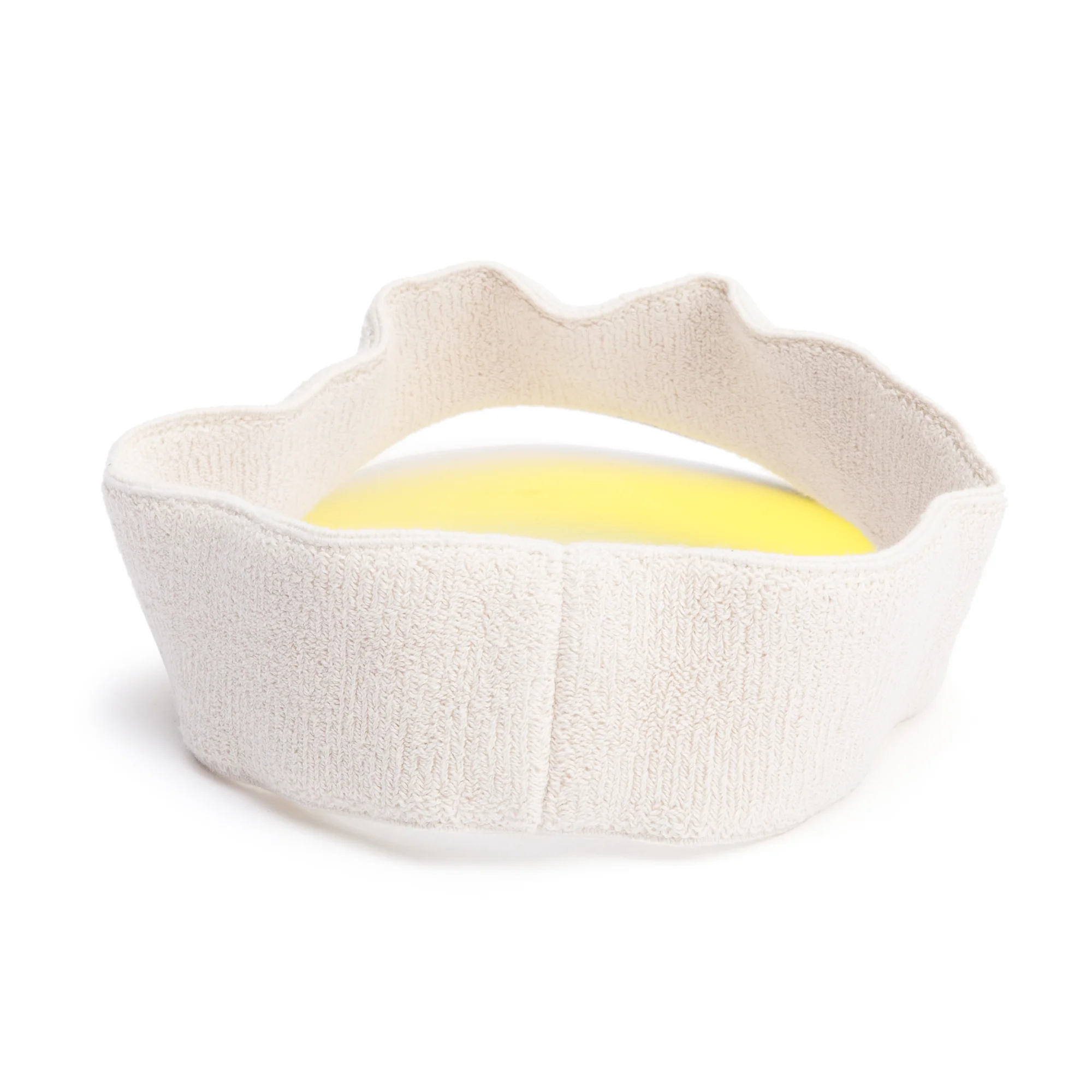 Gucci Yellow Vinyl Logo Visor, Size M 58 w/ Box - Image 5