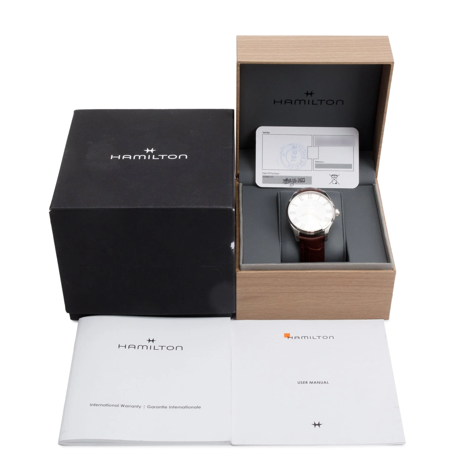 Hamilton 2023 Stainless Steel Jazzmaster Auto 40 MM Automatic Watch w/ Box & Papers - Image 2