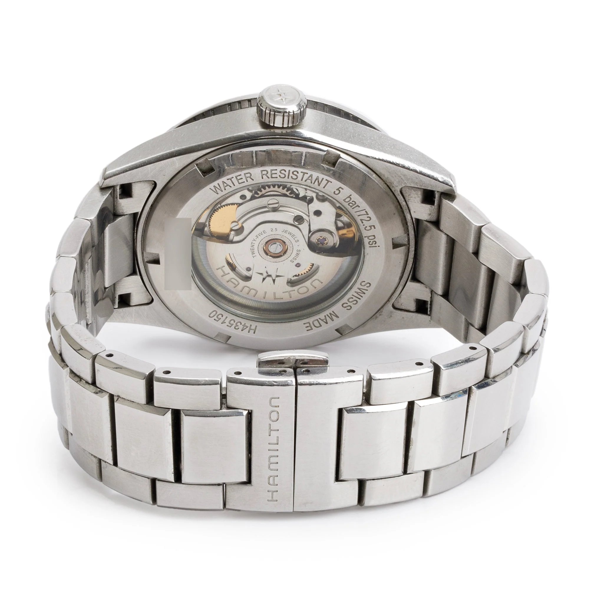Hamilton Stainless Steel Broadway 42 MM Automatic Watch w/ Box & Papers - Image 4