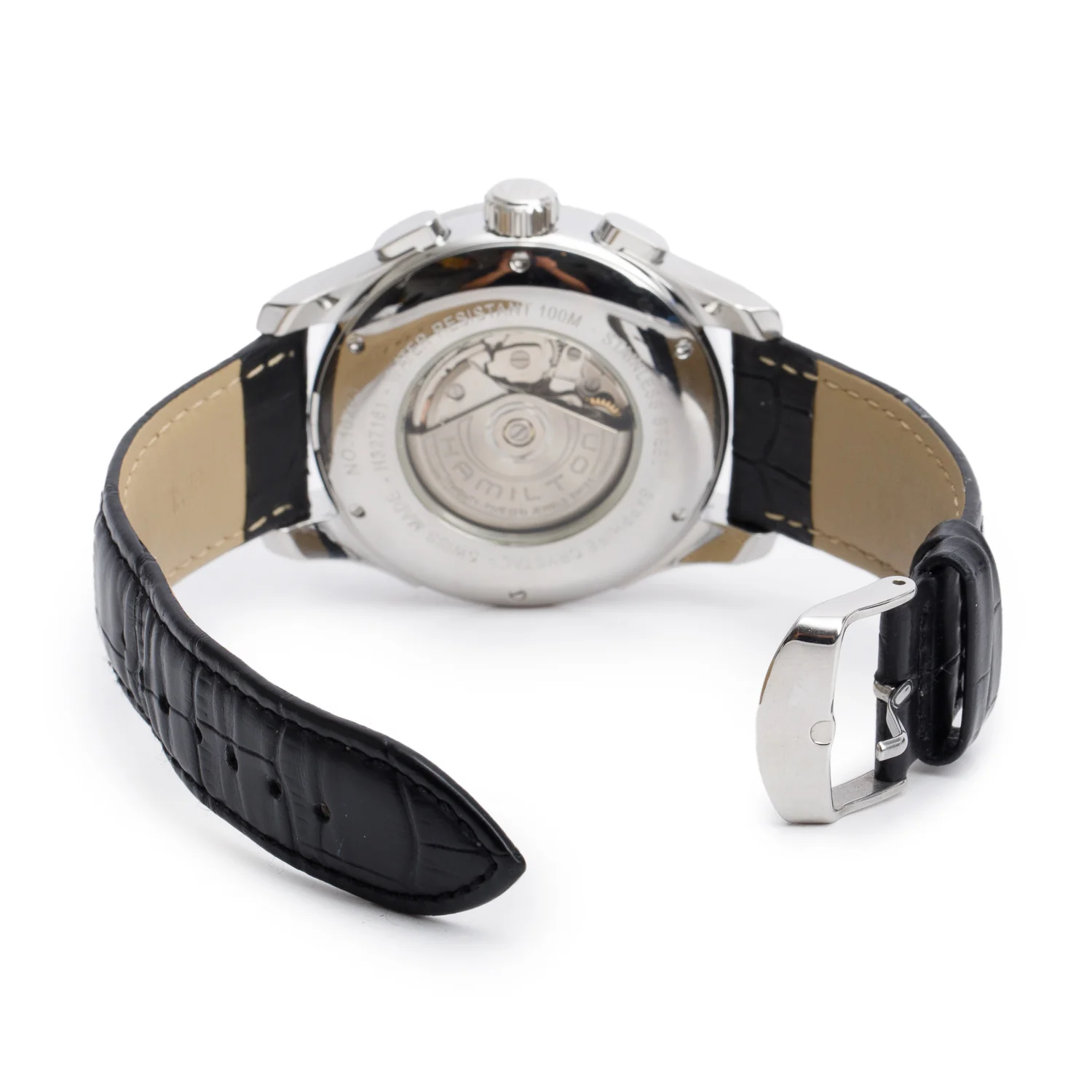 Hamilton Stainless Steel Jazzmaster Maestro 45 MM Automatic Chronograph Watch H327161 w/ Box - Image 5