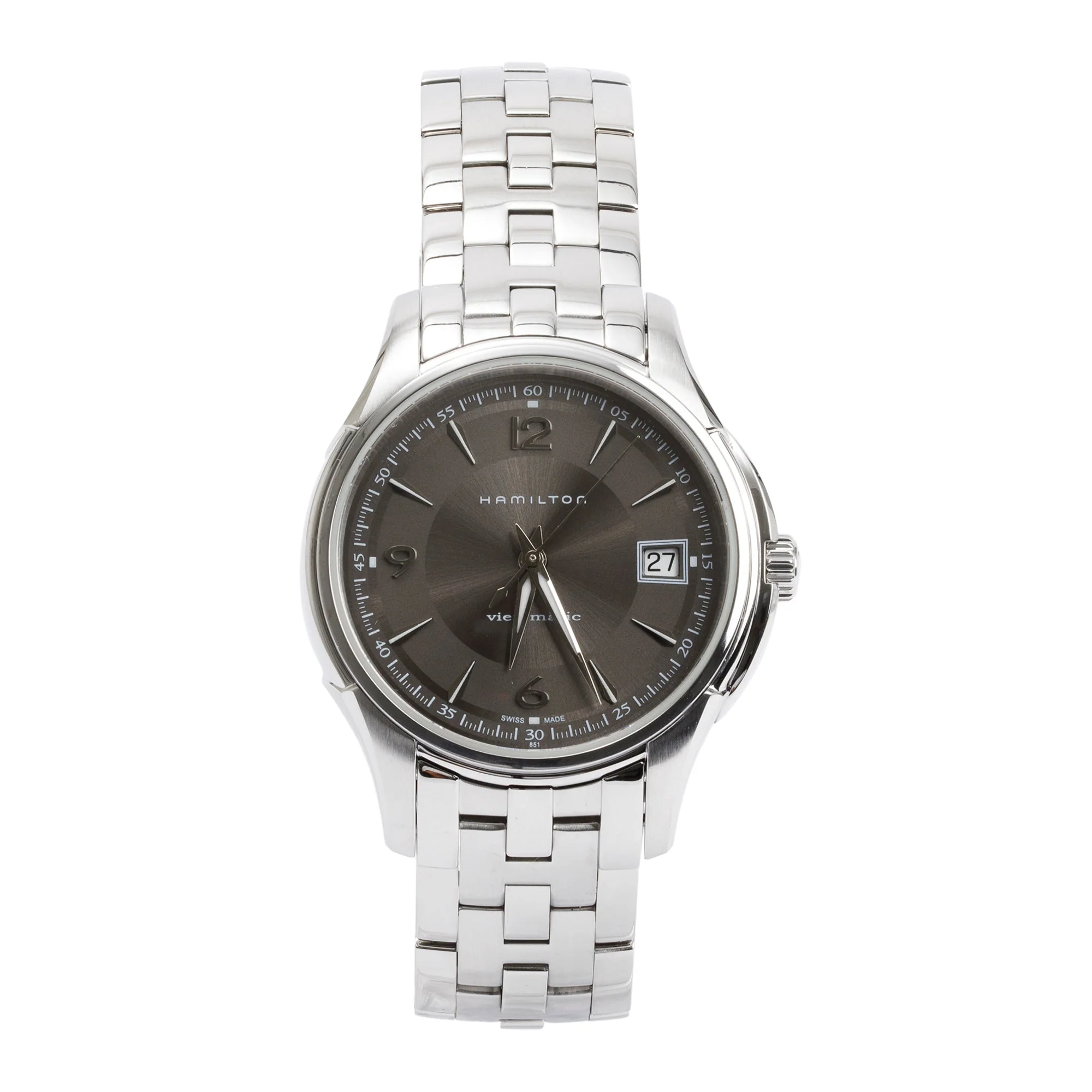 Hamilton Stainless Steel Jazzmaster Viewmatic 38 MM Automatic Watch