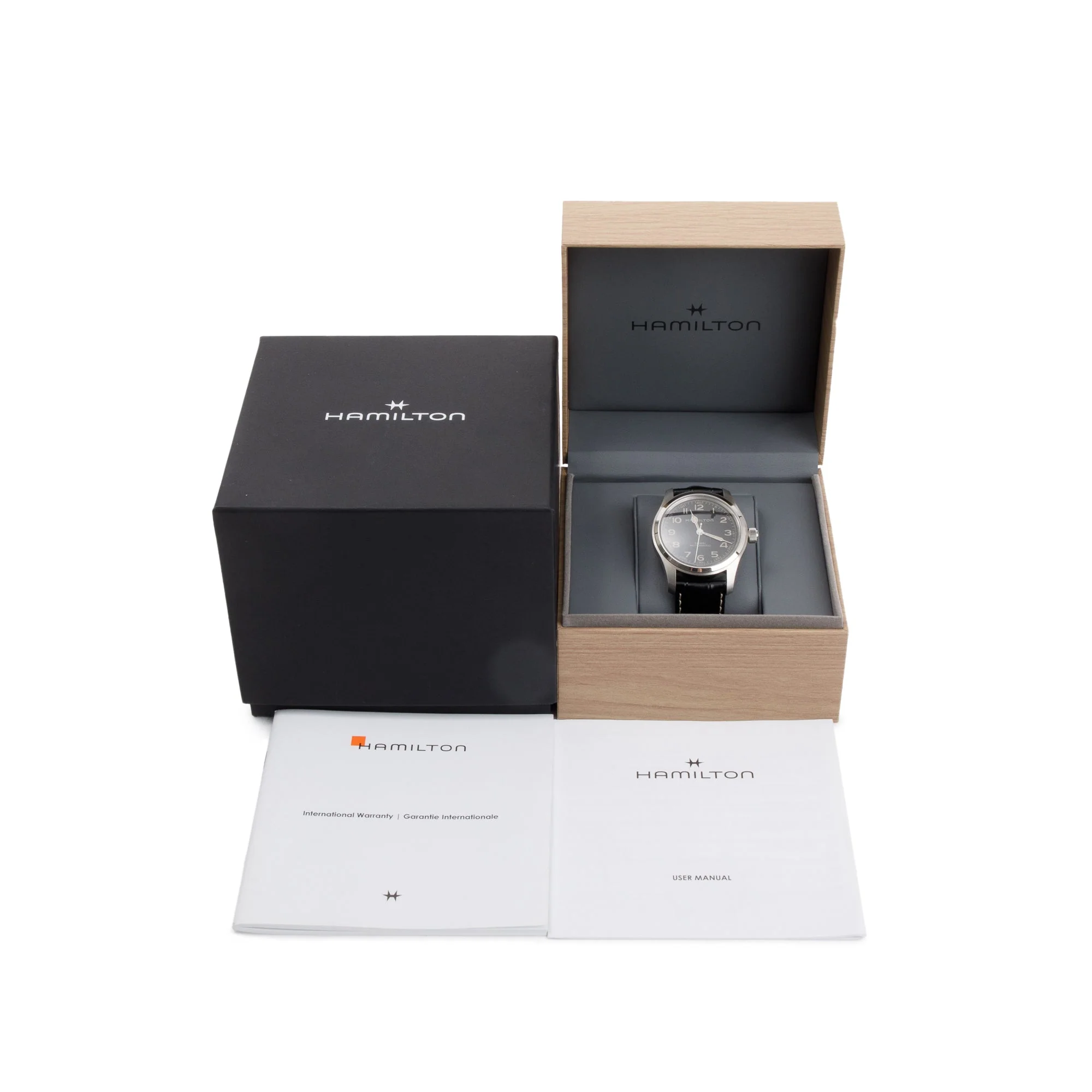 Hamilton Stainless Steel Khaki Field 42 MM Automatic Watch w/ Box & Papers - Image 2