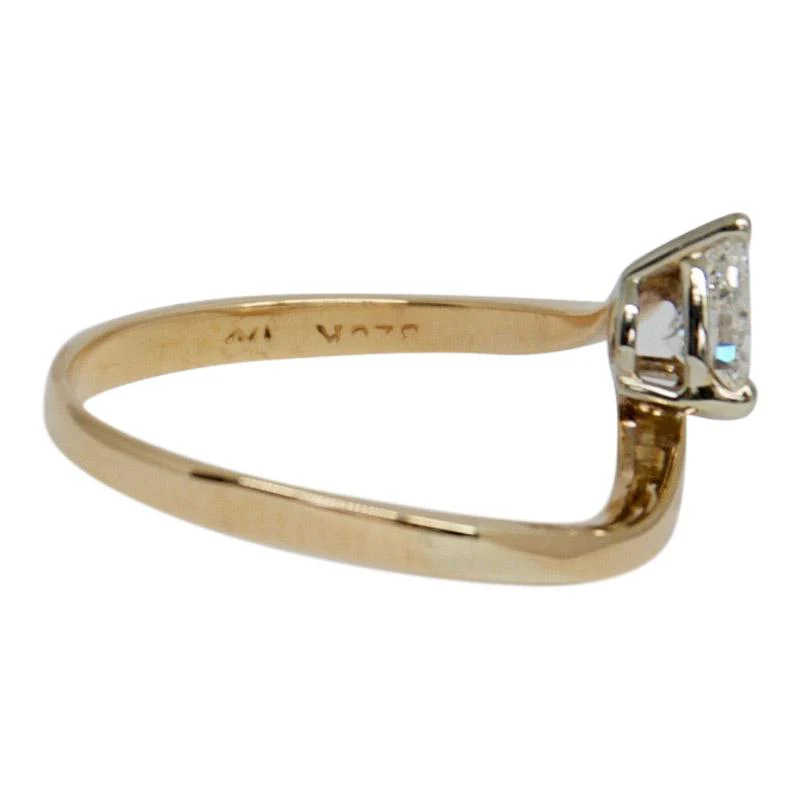 Heart Shaped Diamond Solitaire Ring - Image 4