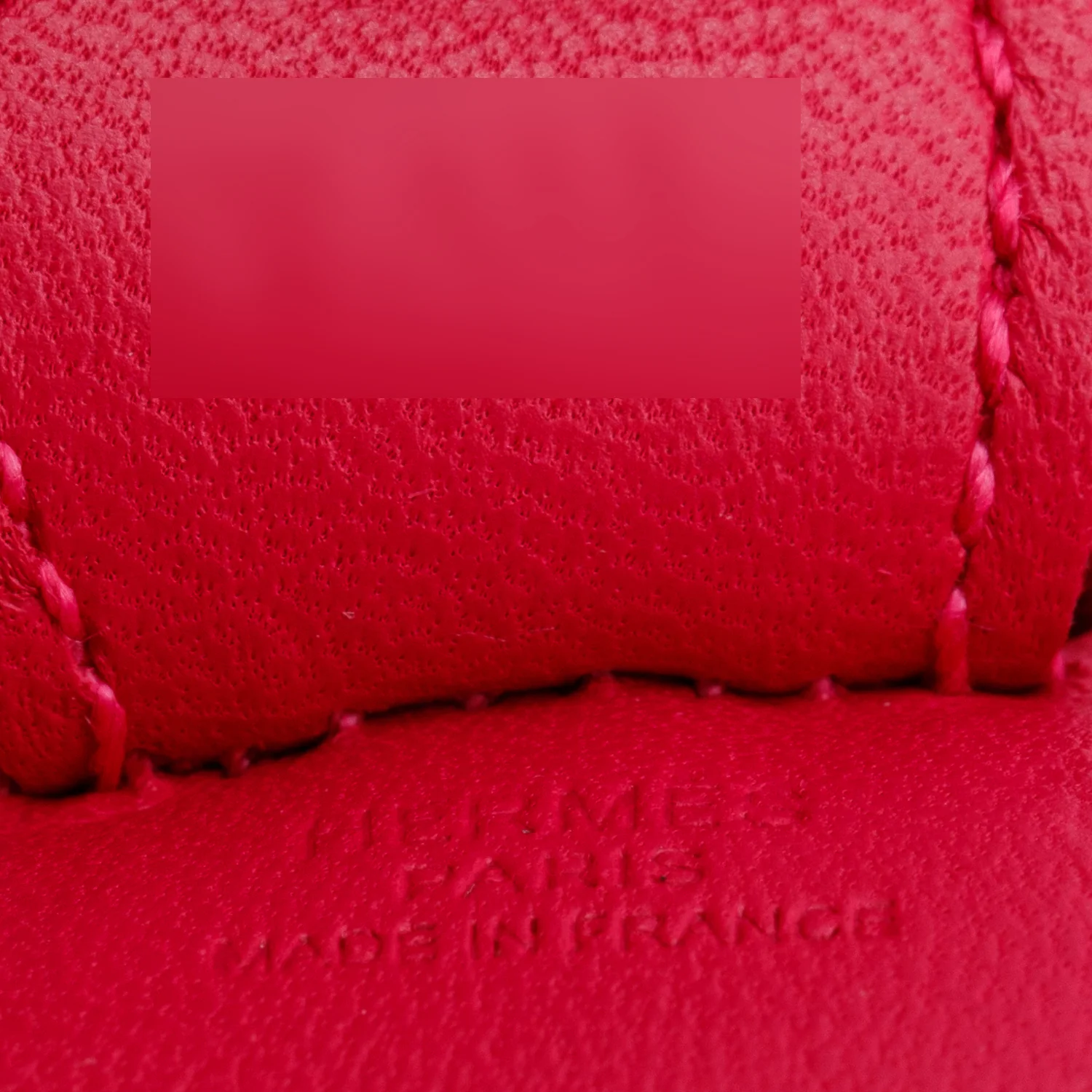 Hermes 2020 Rose Tyrien Milo Lambskin Leather Rodeo Horse Bag Charm PM - Image 2