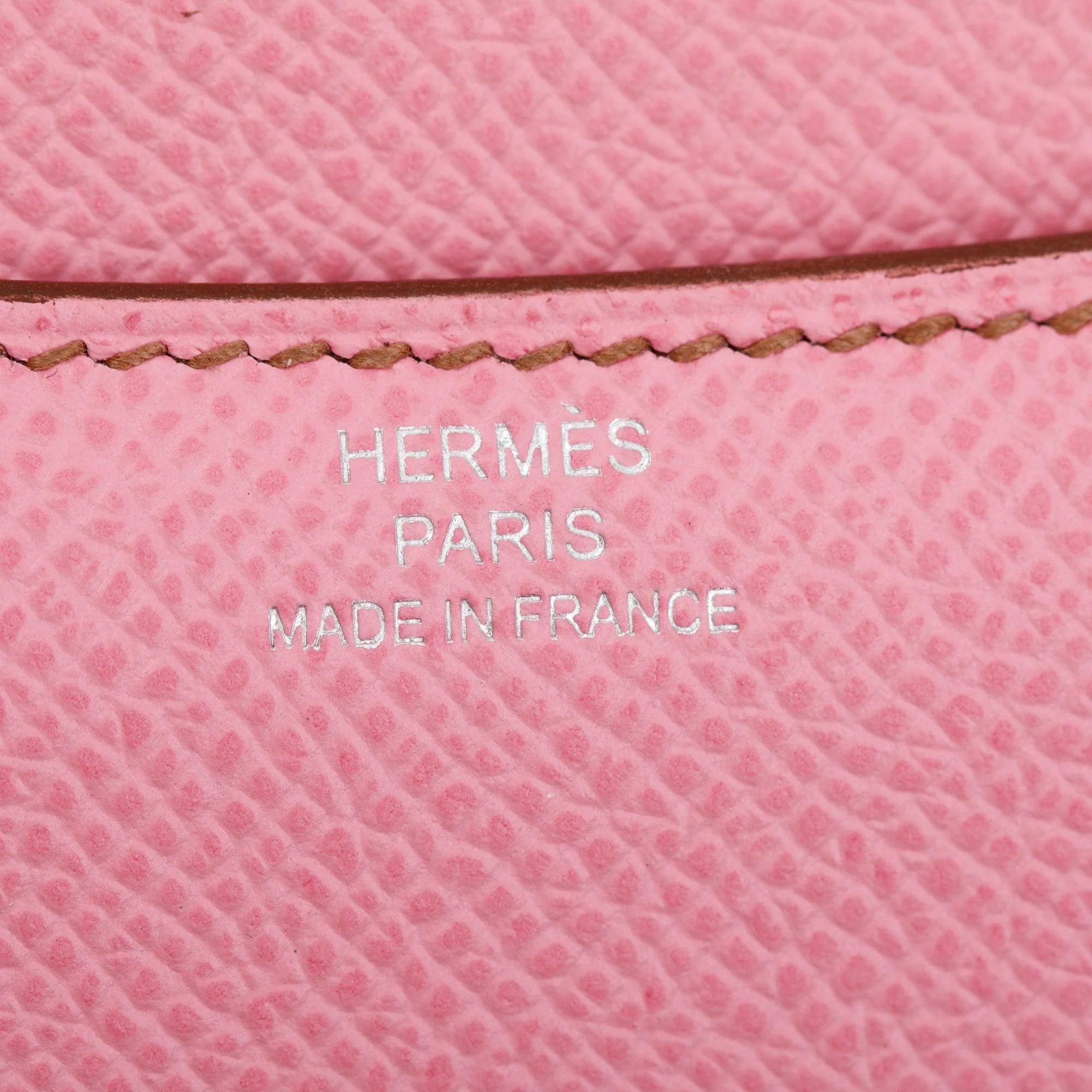 Hermes 2021 Rose Confetti Epsom Leather Mini Constance 18 w/ Box - Image 8