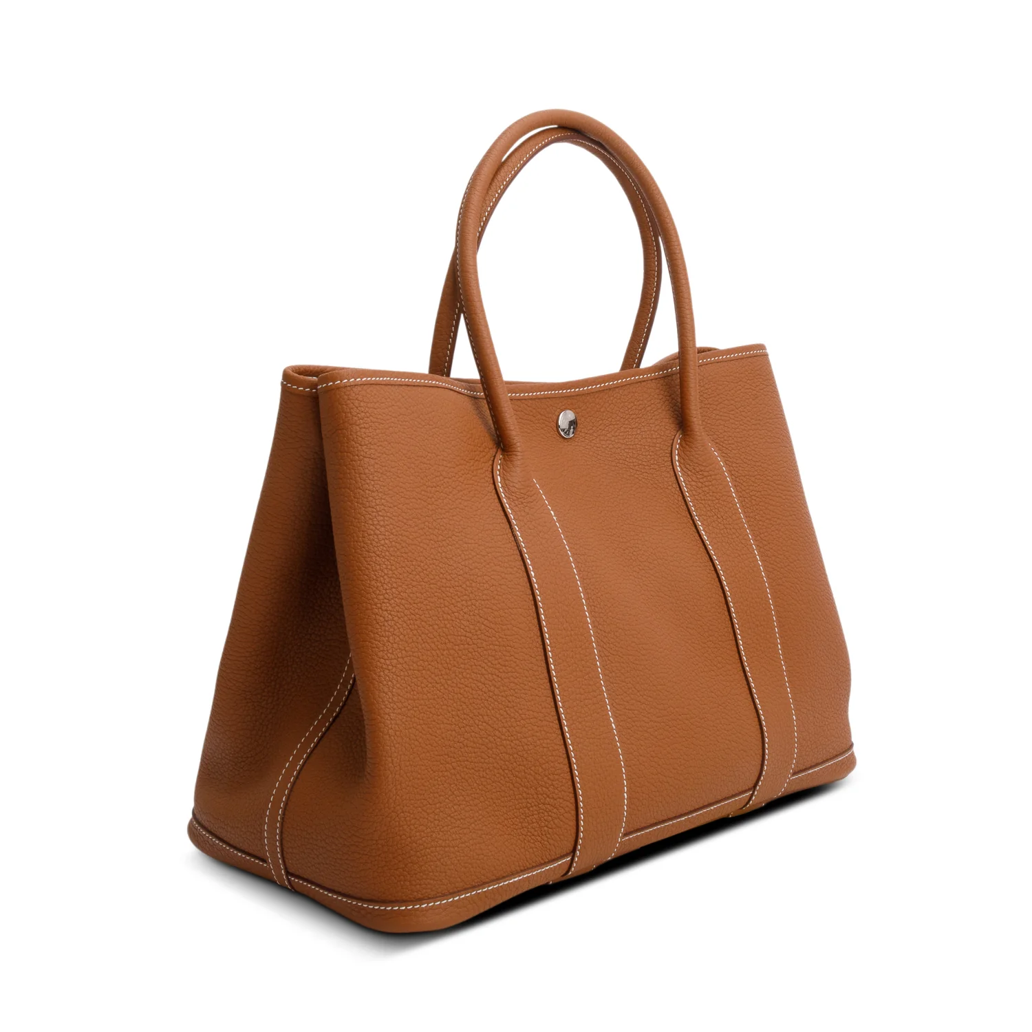 Hermes 2022 Gold Negonda Leather Garden Party 36 w/ Box - Image 5