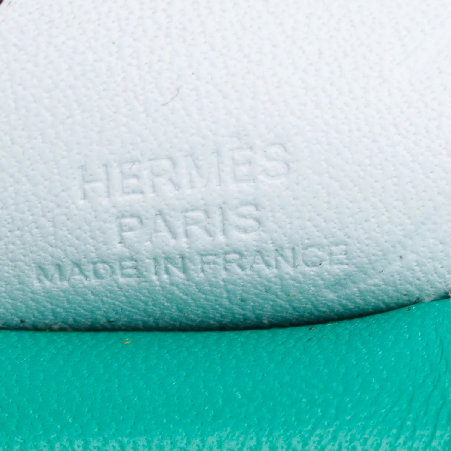 Hermes 2022 Menthe Sesame Bleu Brume Milo Swift Grigri Rodeo Horse Bag Charm PM w/ Box - Image 4