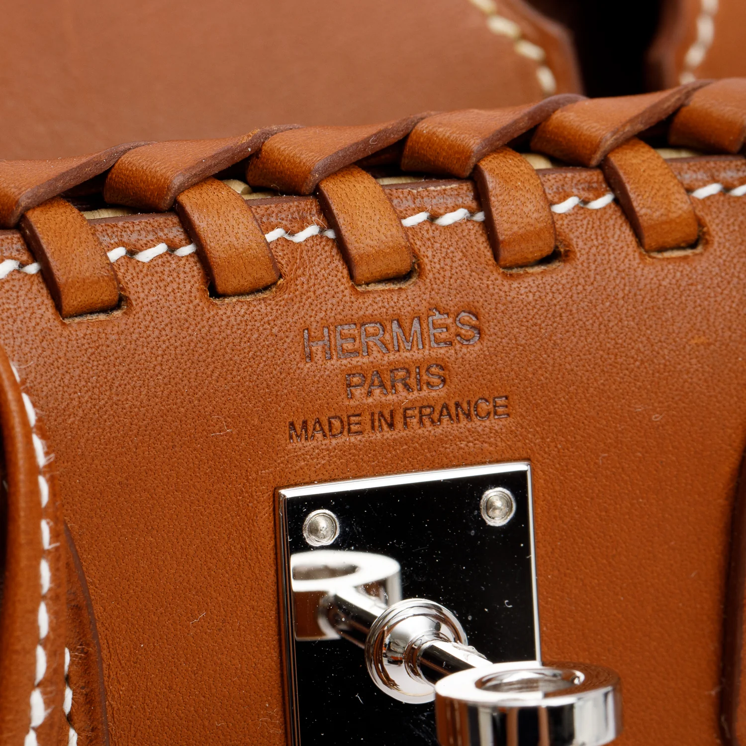 Hermes 2022 Naturel/Fauve Osier Veau Barenia Birkin Picnic 25 w/ Box - Image 8