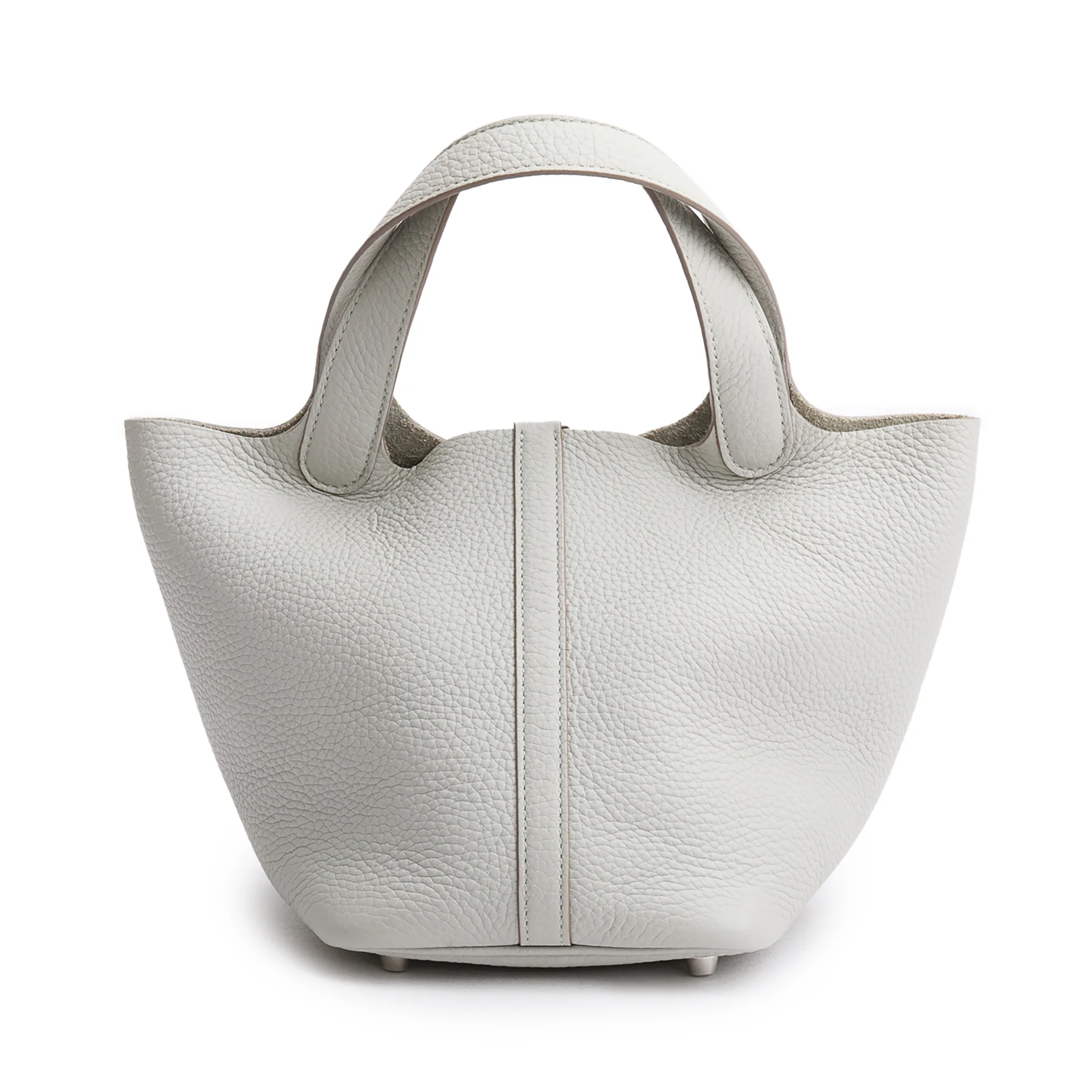 Hermes 2023 Bleu Pale Taurillon Clemence Picotin Lock 18 w/ Box - Image 4