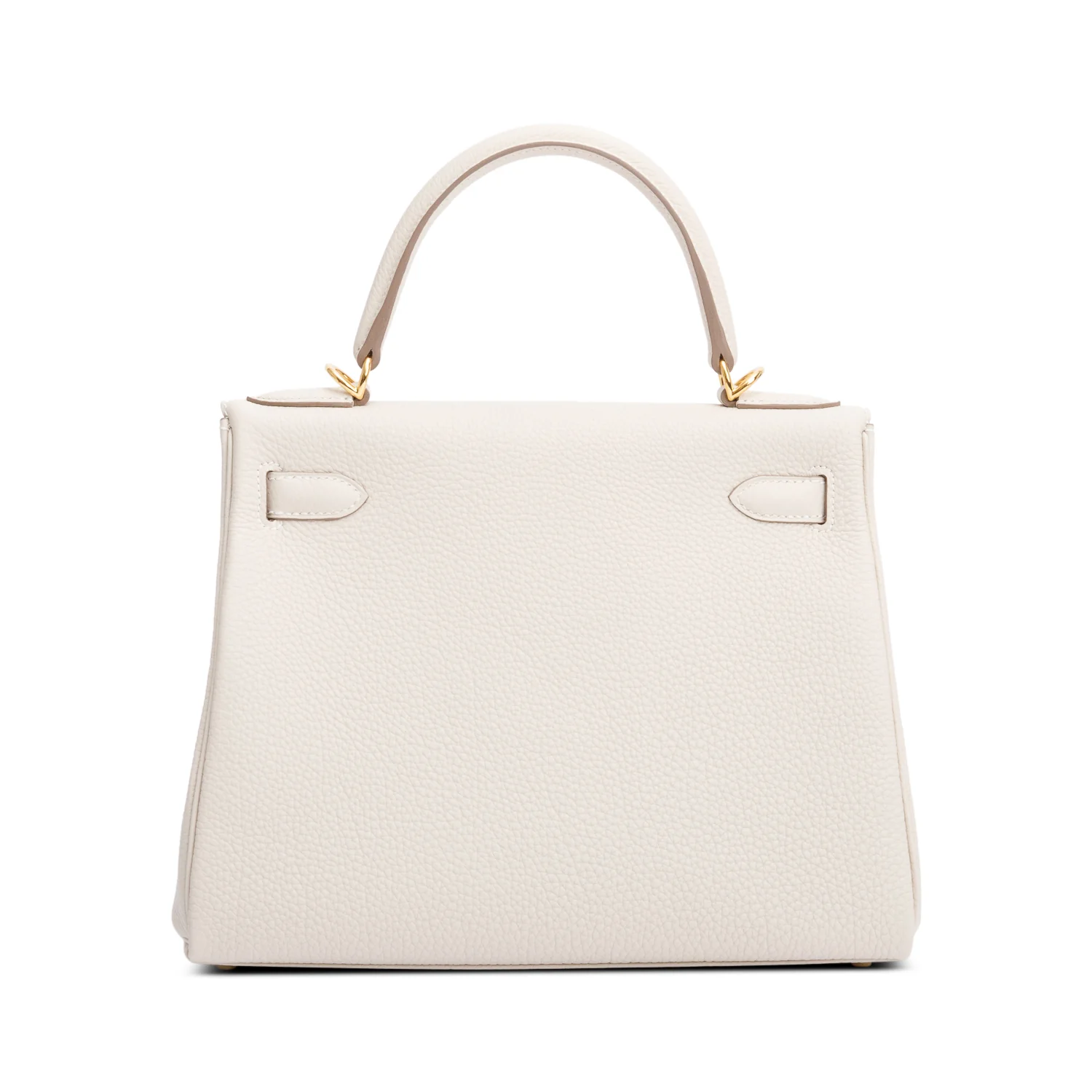 Hermes 2023 Craie Veau Togo Kelly II Retourne 28 w/ Strap & Box - Image 5