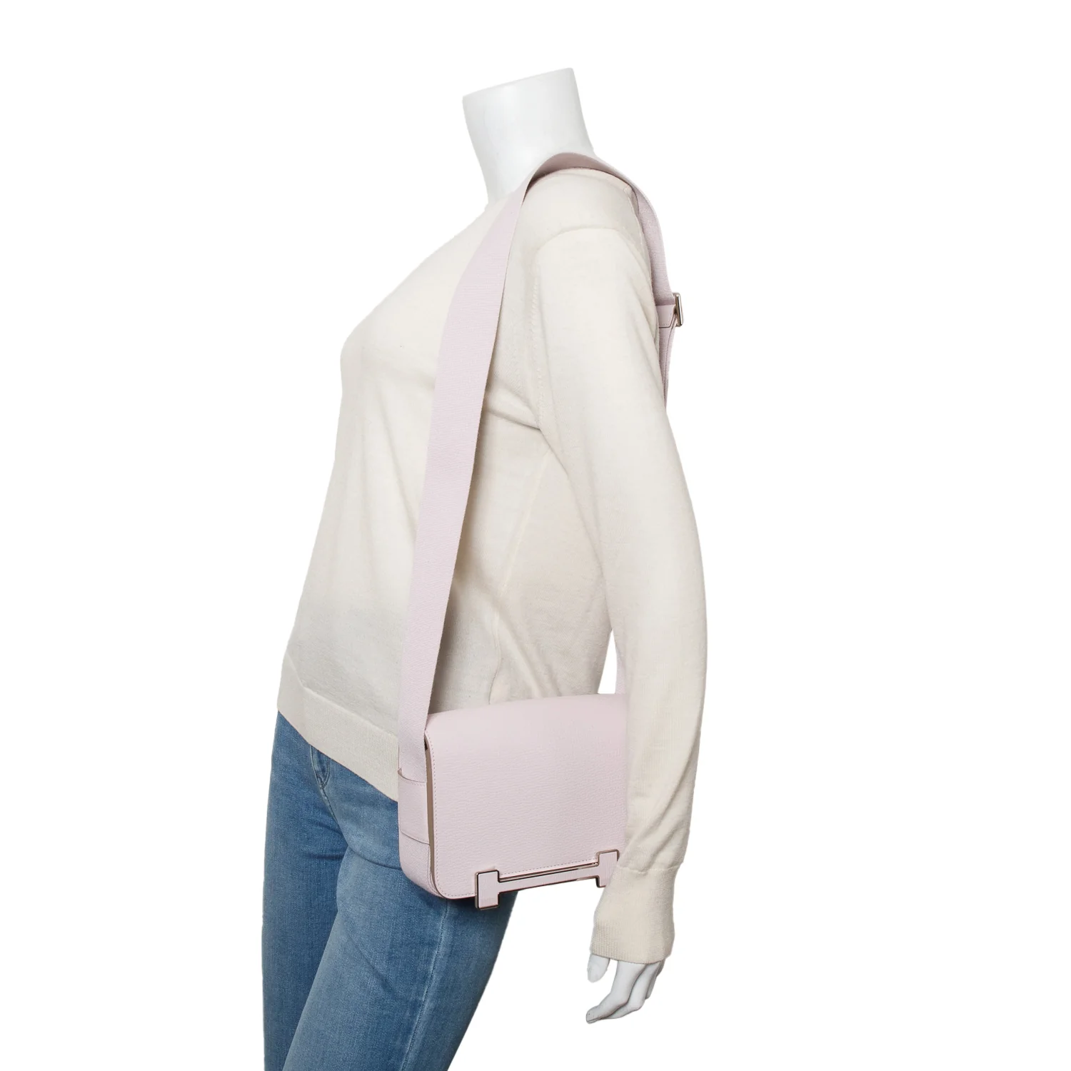 Hermes 2023 Mauve Pale Kraft Verso Evercolor Geta - Image 2