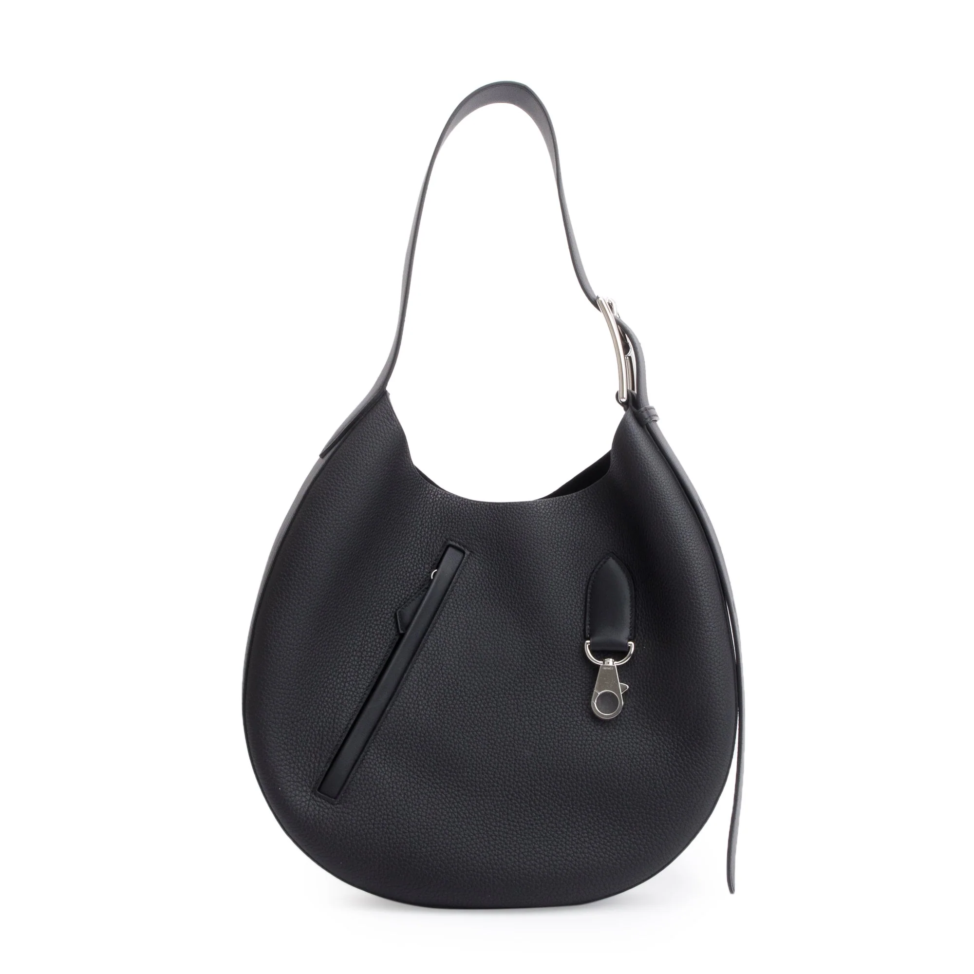 Hermes 2023 Noir Taurillon Maurice Swift Arcon Bag w/ Box