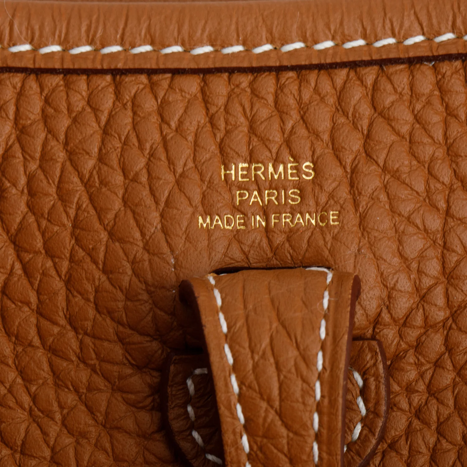 Hermes 2024 Gold Taurillon Clemence Amazone Evelyne TPM 16 - Image 8