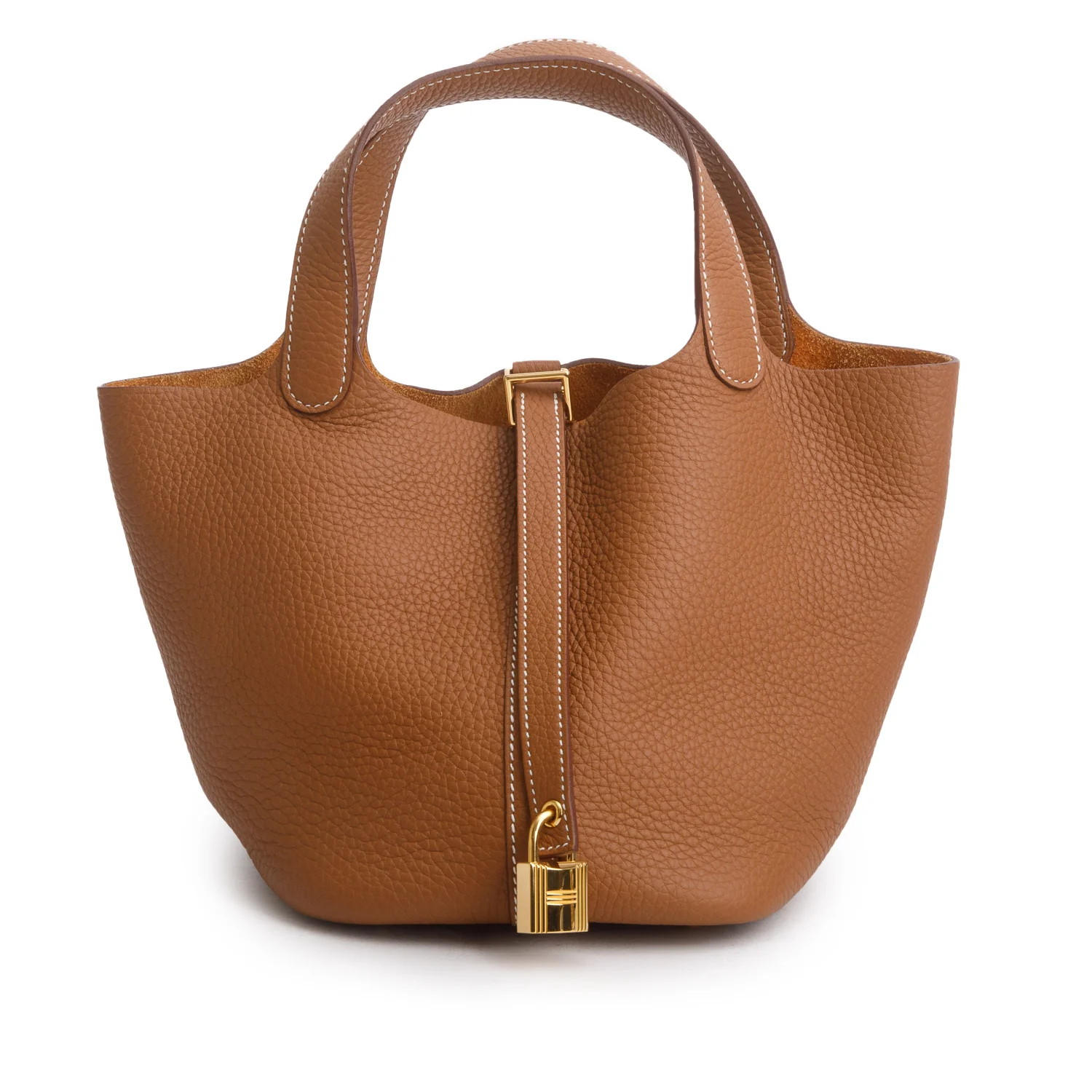 Hermes 2024 Gold Taurillon Clemence Picotin Lock 18