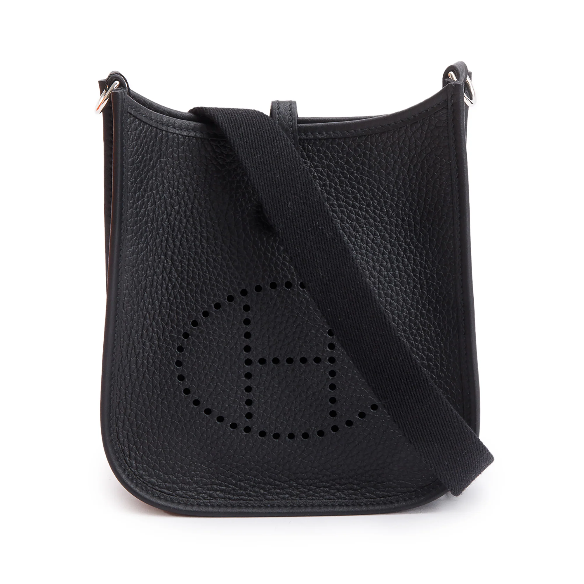 Hermes 2024 Noir Taurilon Clemence Amazone Evelyne TPM 16 w/ Box & Receipt