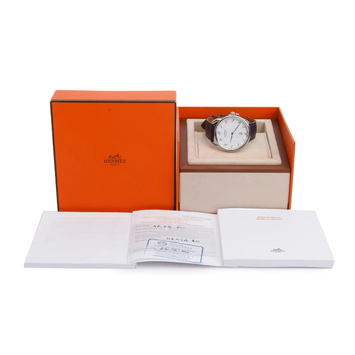 Hermes 2024 Stainless Steel Arceau 40 MM Automatic Watch AR7Q.810 w/ Box & Papers - Image 2