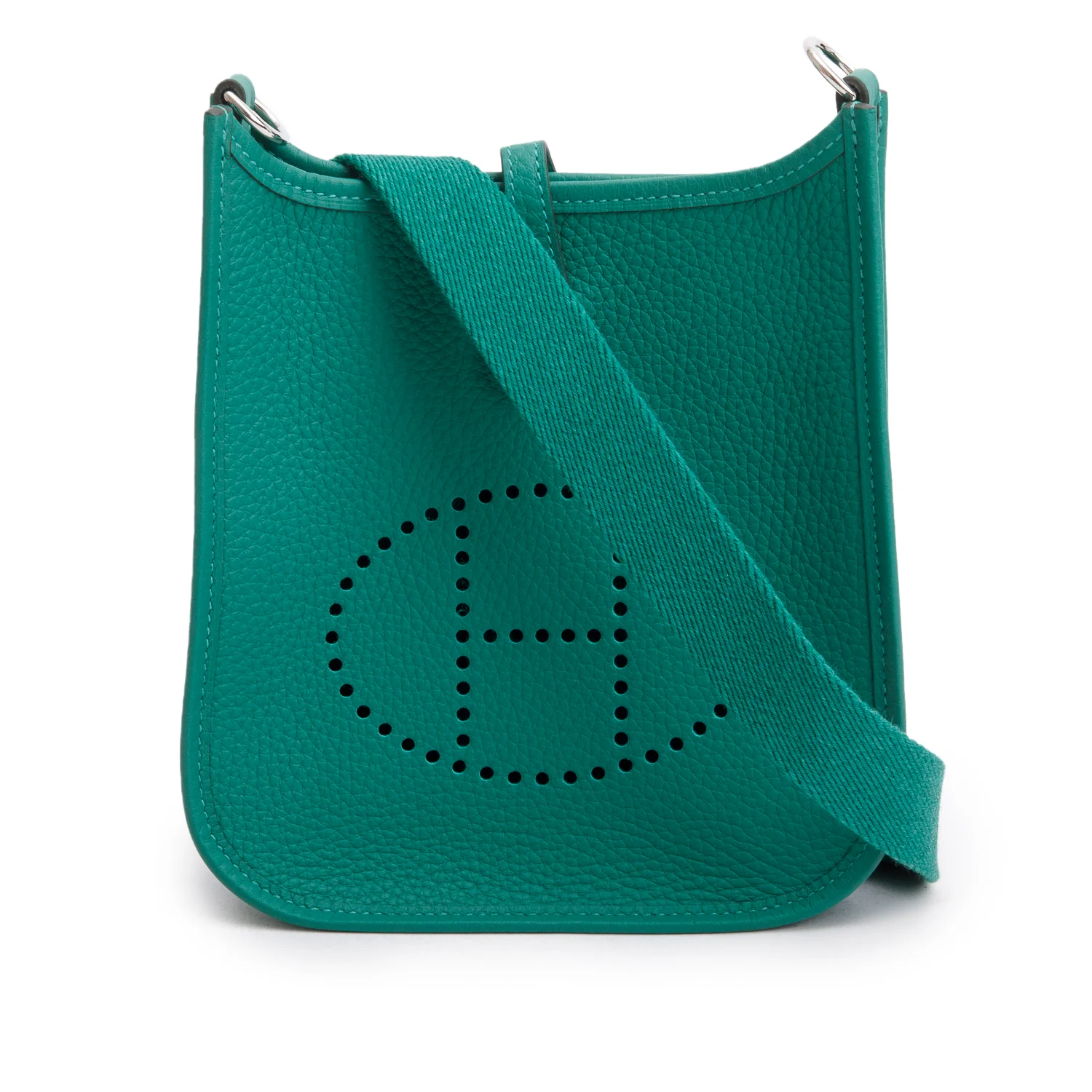 Hermes 2024 Vert Vertigo Taurillon Clemence Amazone Evelyn TPM 16 W/ Box & Receipt