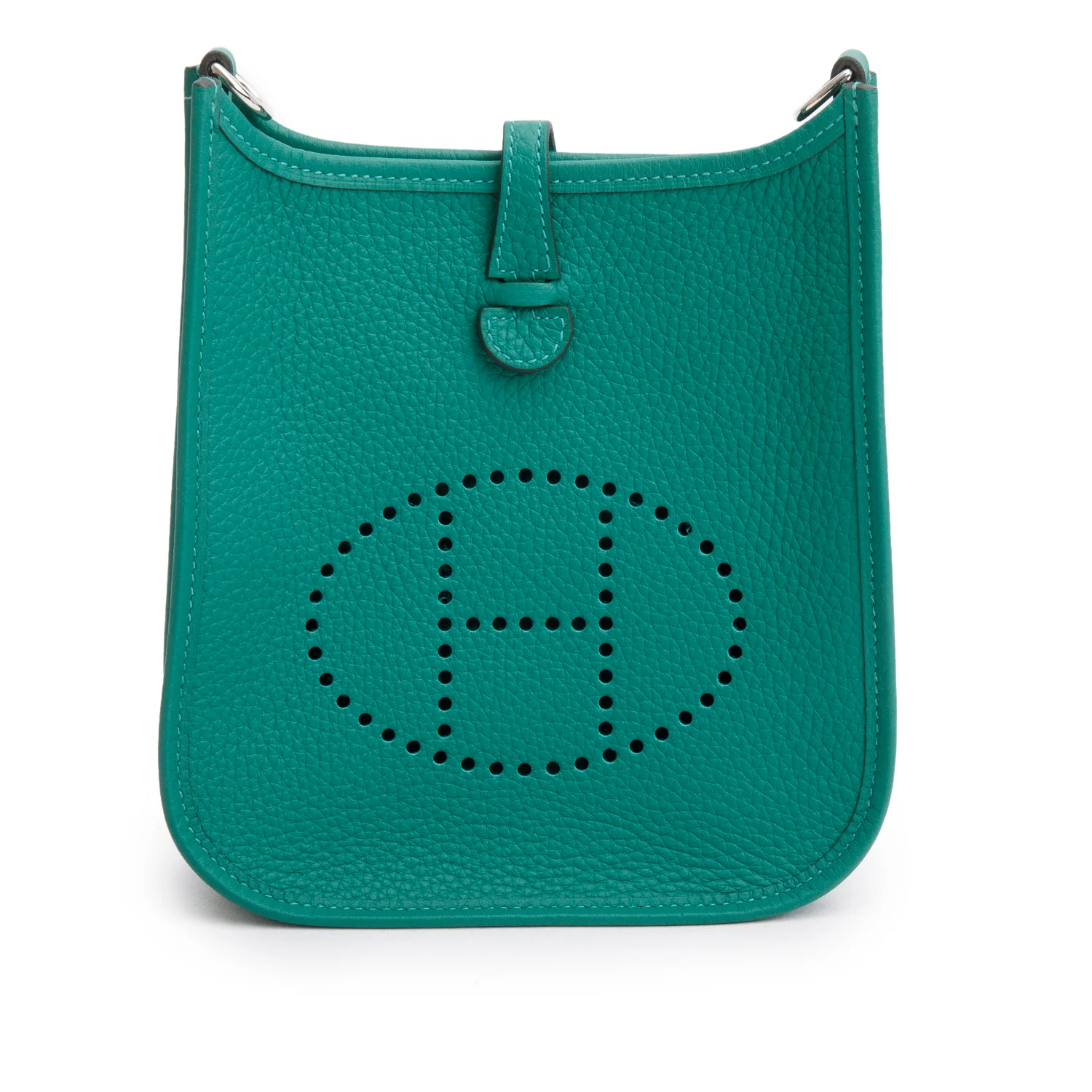 Hermes 2024 Vert Vertigo Taurillon Clemence Amazone Evelyn TPM 16 W/ Box & Receipt - Image 3