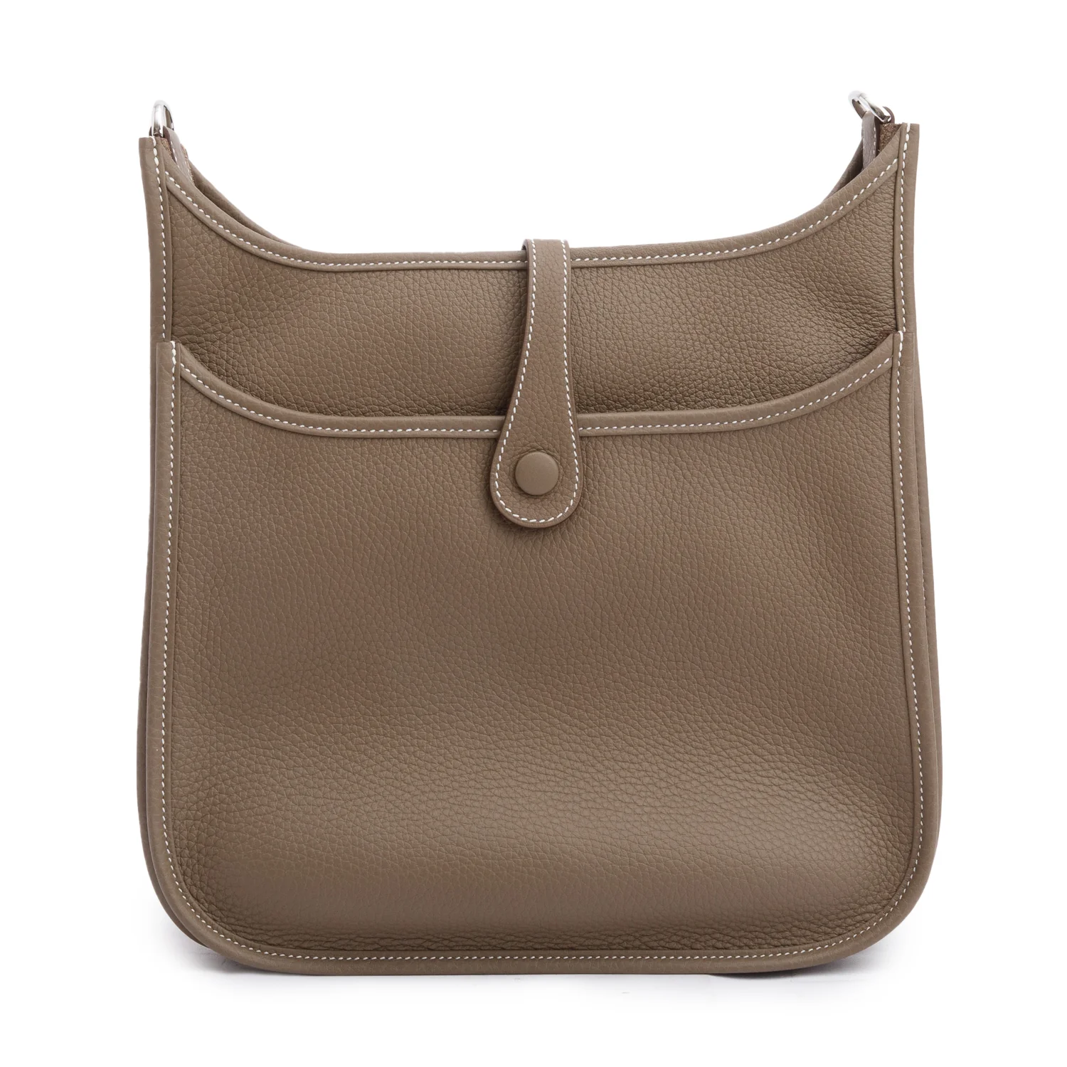 Hermes 2025 Etoupe Taurillon Clemence Evelyne III 29 Bag w/ Box - Image 6