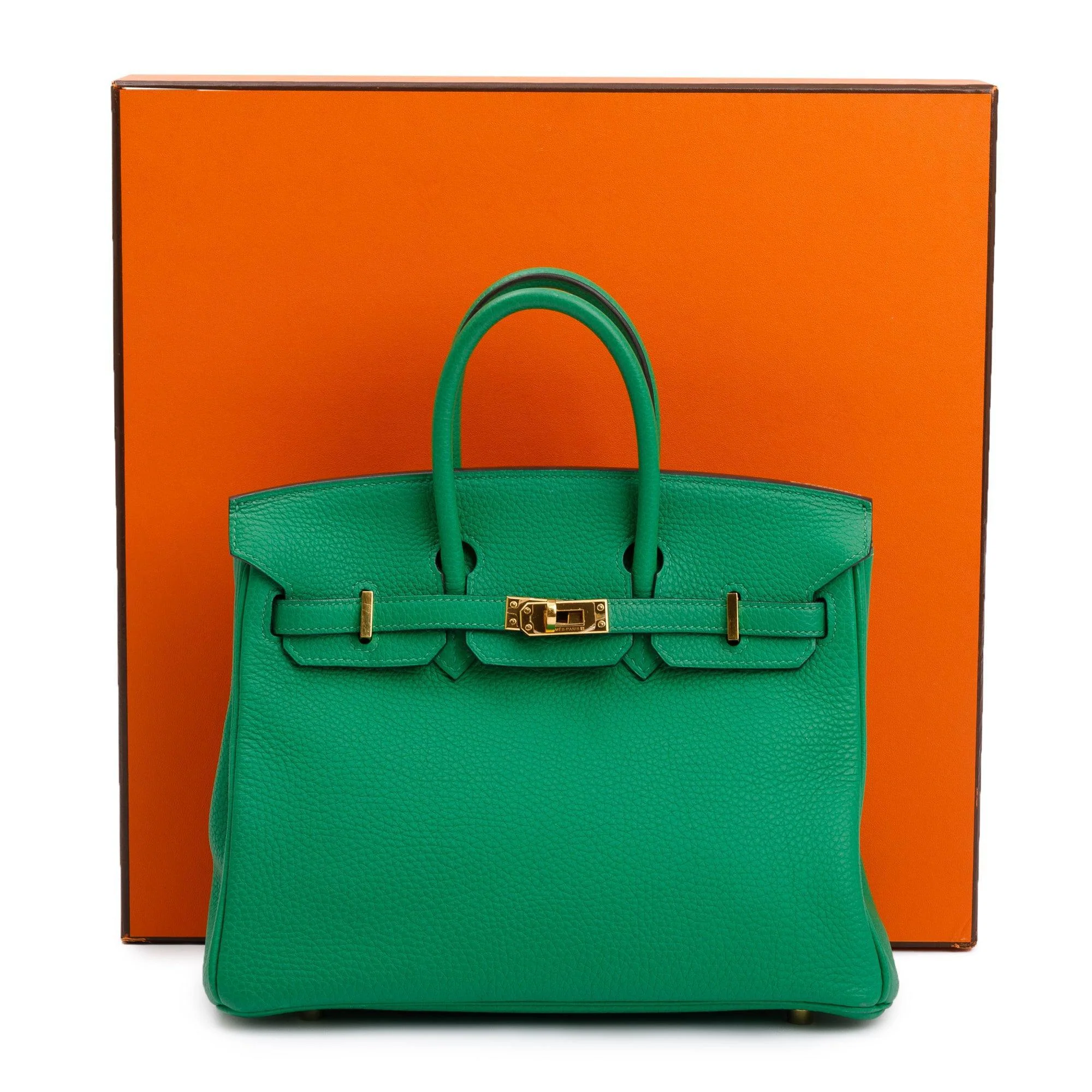 Hermes Bambou Togo Birkin 25 w/ Box & Receipt - Image 2