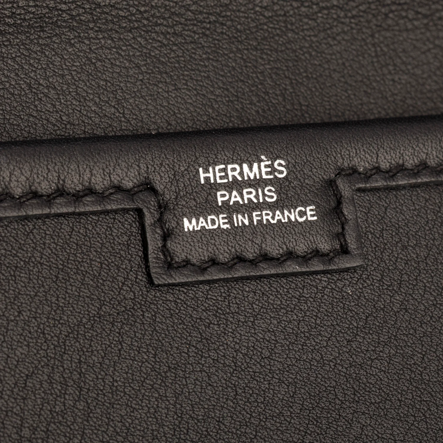Hermes Black Noir Swift Leather Jige Elan 29 Clutch - Image 6