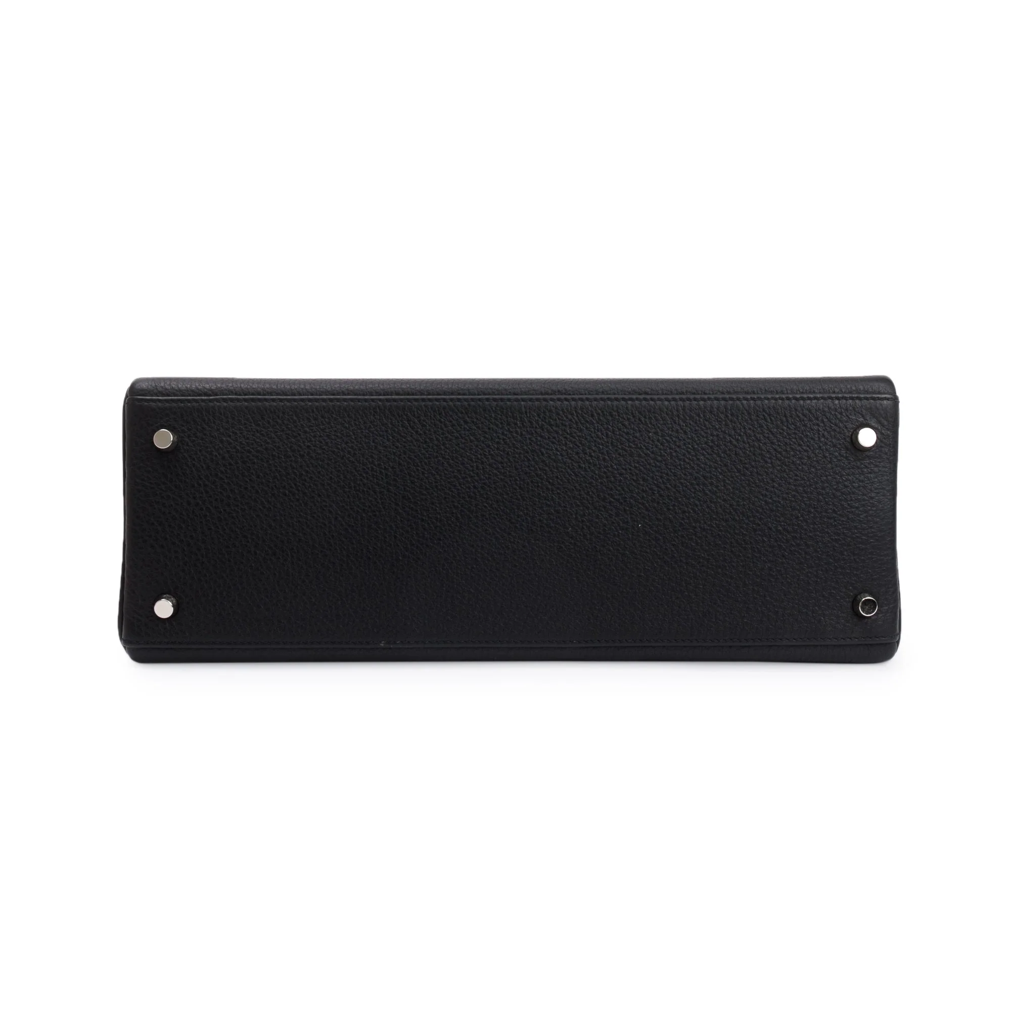 Hermes Black Noir Togo Kelly II Retourne 35 - Image 6