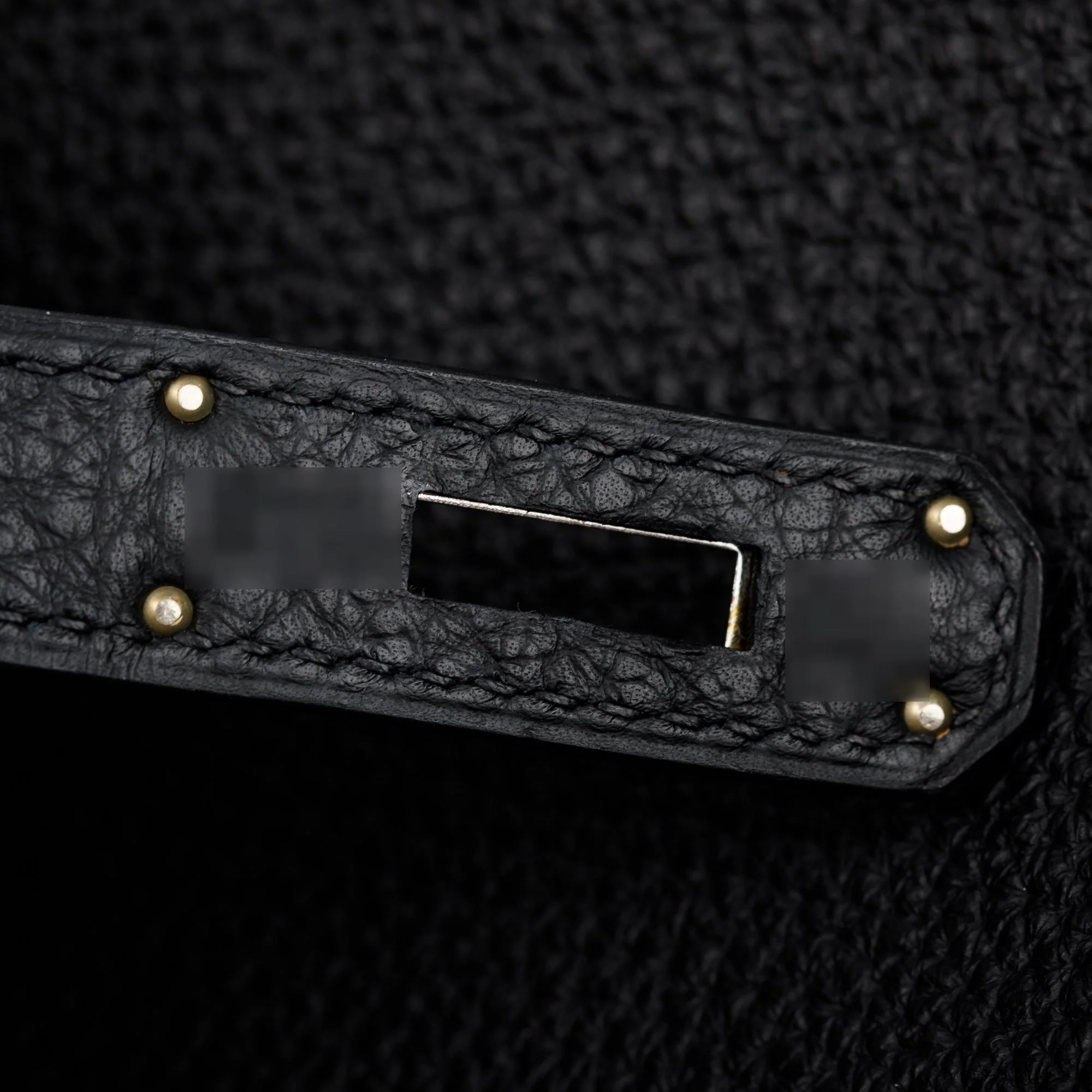 Hermes Black Noir Togo Kelly II Retourne 35 - Image 9