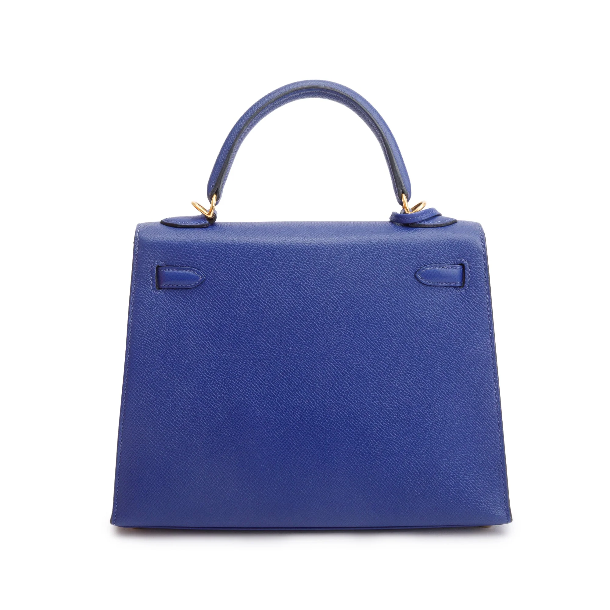 Hermes Bleu Encre Togo Leather Kelly II 25 w/ Strap & Box - Image 5