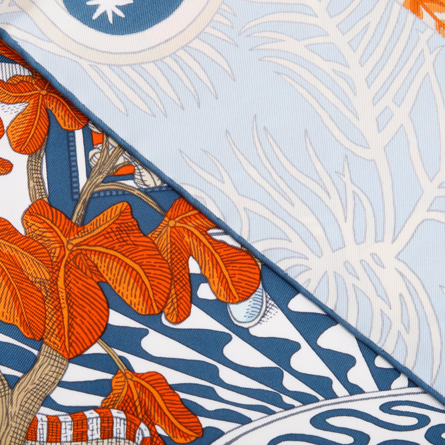 Hermes Blue/Multicolor 'La Danse Des Amazones' Silk Scarf 90 w/ Box - Image 5