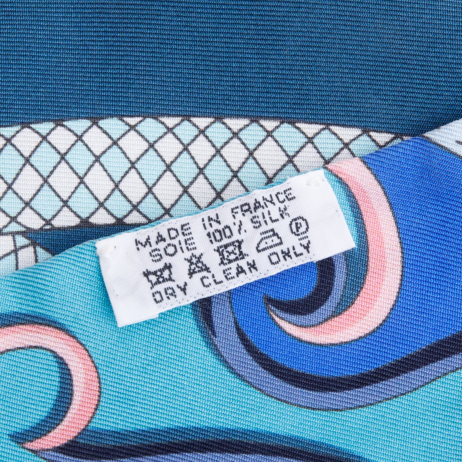 Hermes Blue/Multicolor Maxi Twilly Long Silk Scarf w/ Box - Image 5