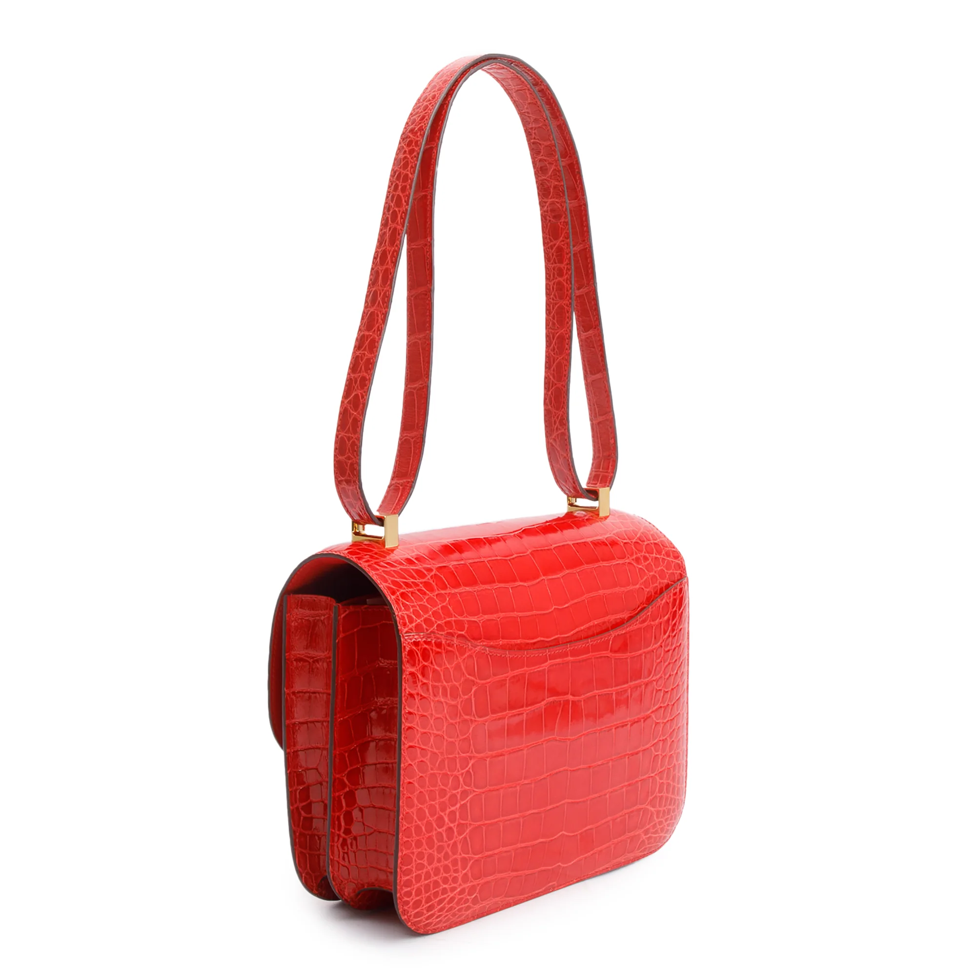 Hermes Braise Shiny Alligator Constance 24 - Image 4