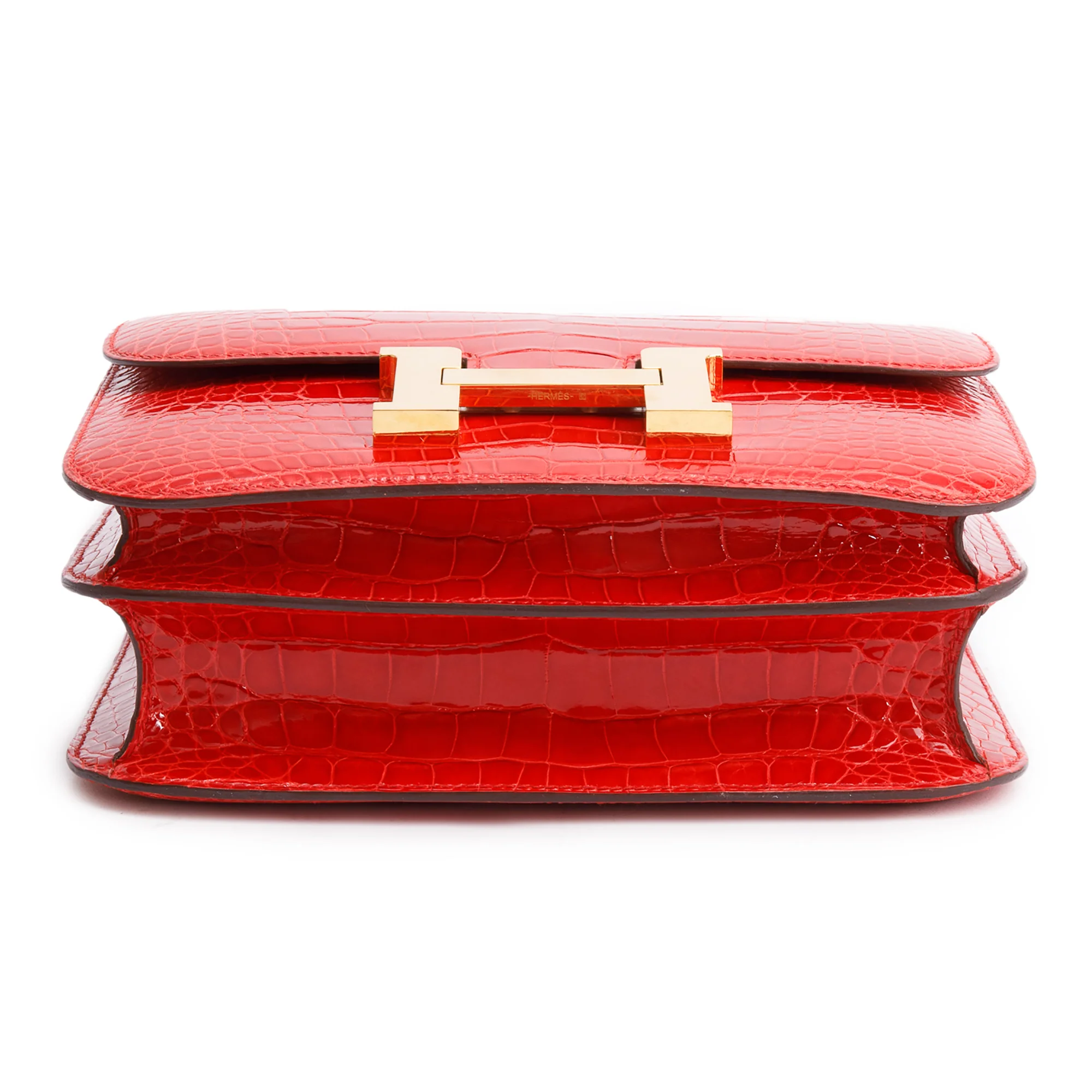 Hermes Braise Shiny Alligator Constance 24 - Image 5
