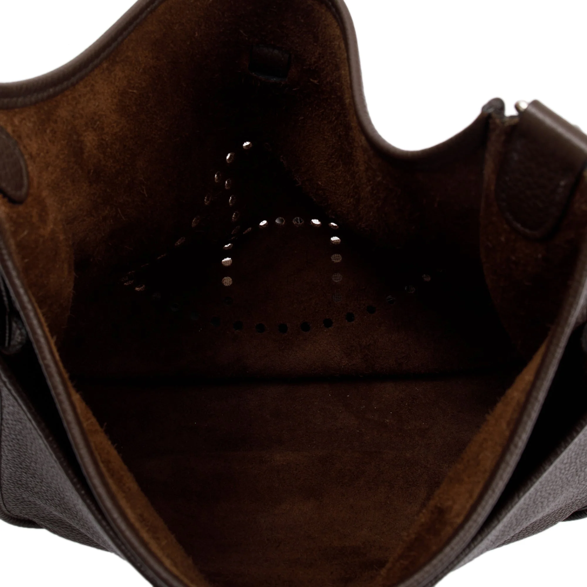 Hermes Chocolat Clemence Evelyne III 33 Bag - Image 7