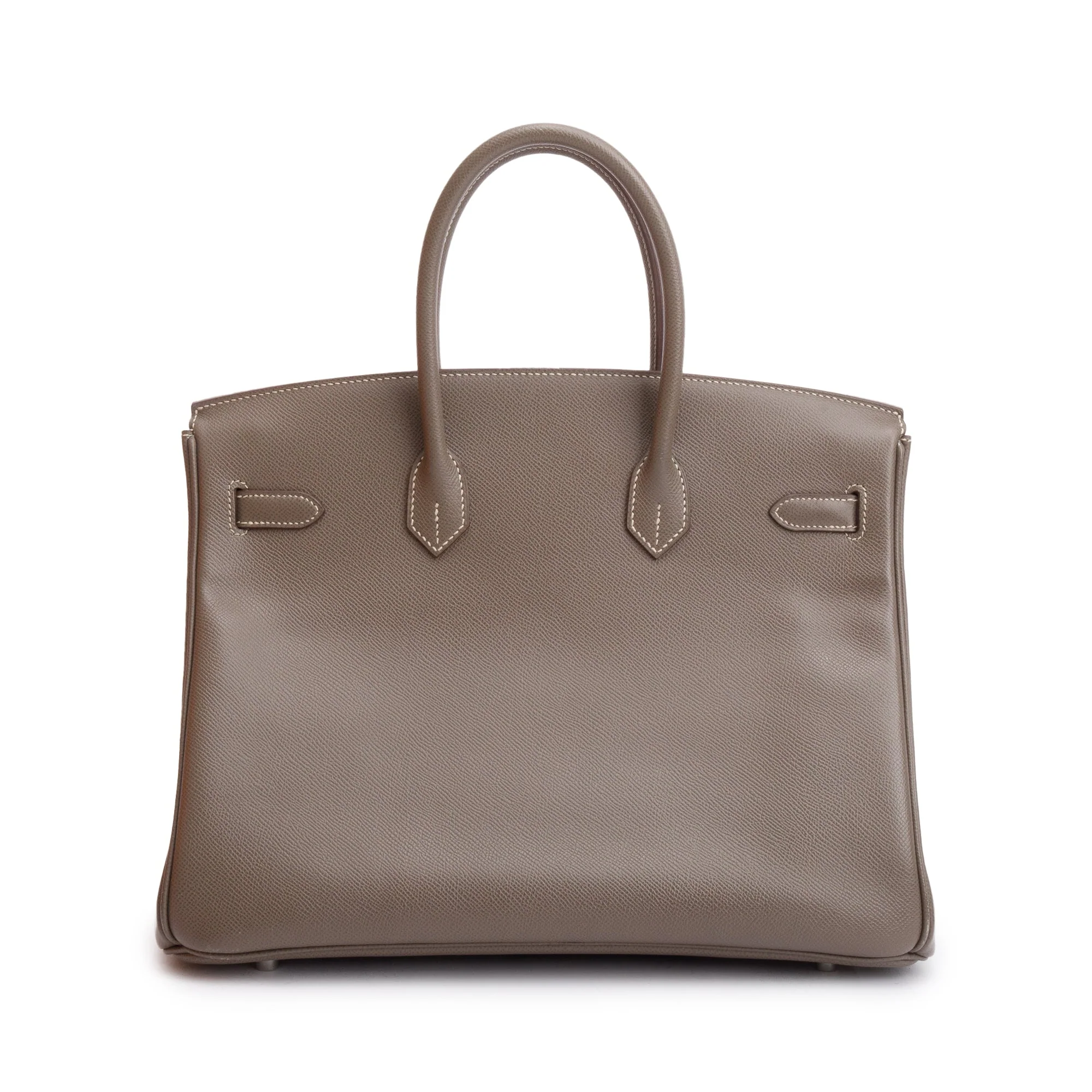 Hermes Etain Epsom Leather Candy Birkin 35 w/ Box & Receipt - Image 4