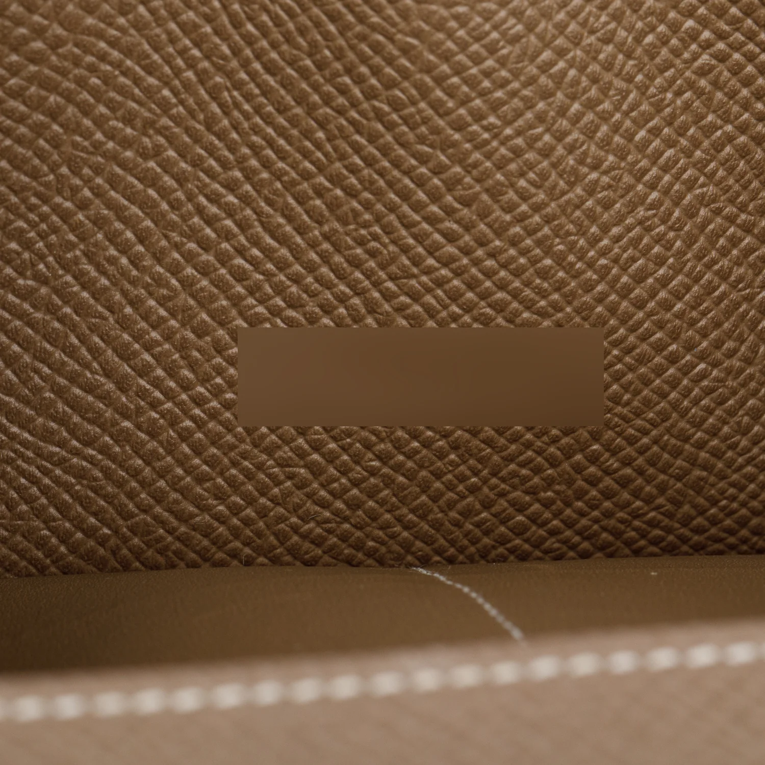 Hermes Etoupe Epsom Leather Classic Kelly Longue Wallet - Image 7