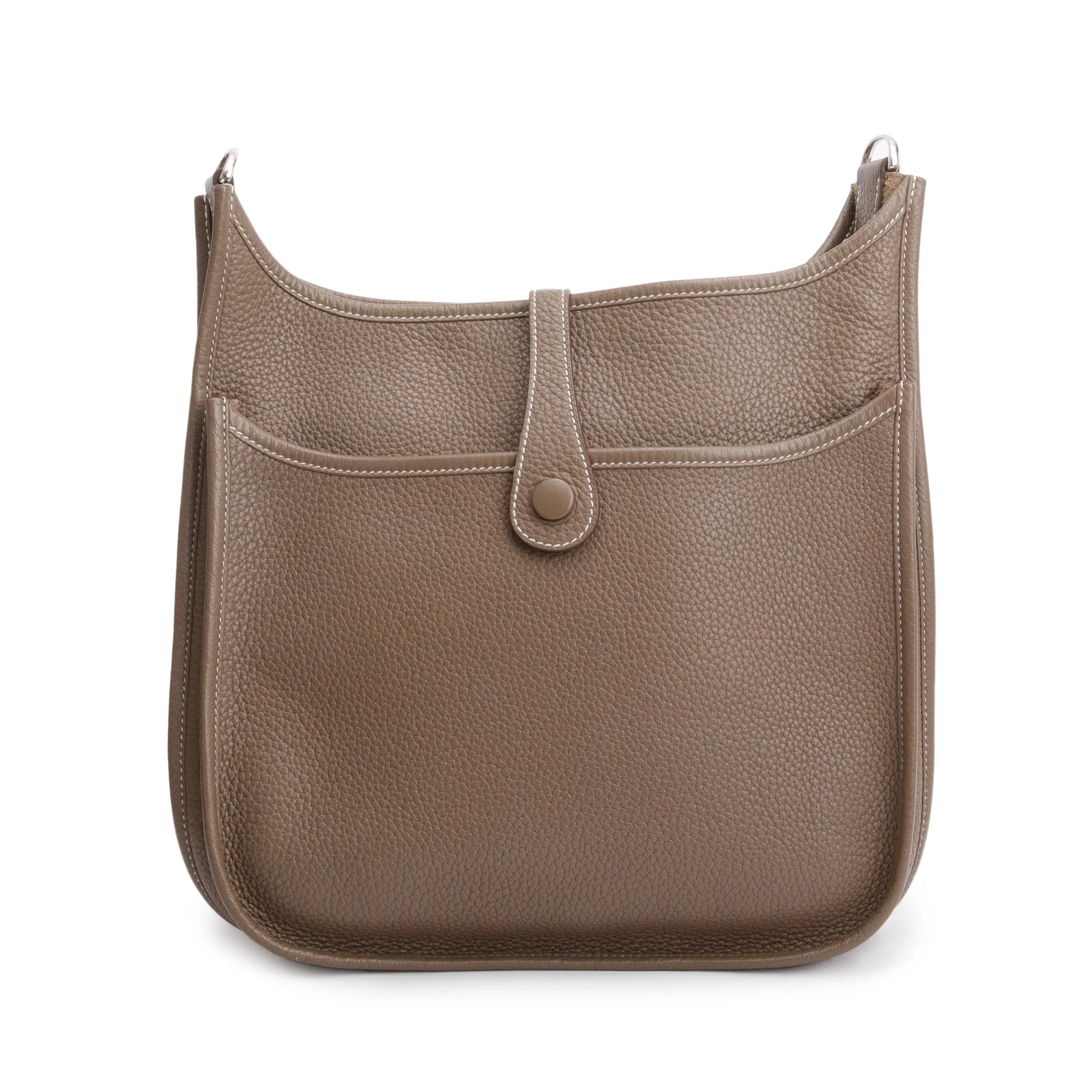Hermes Etoupe Taurillon Clemence Evelyne III 29 Bag - Image 5