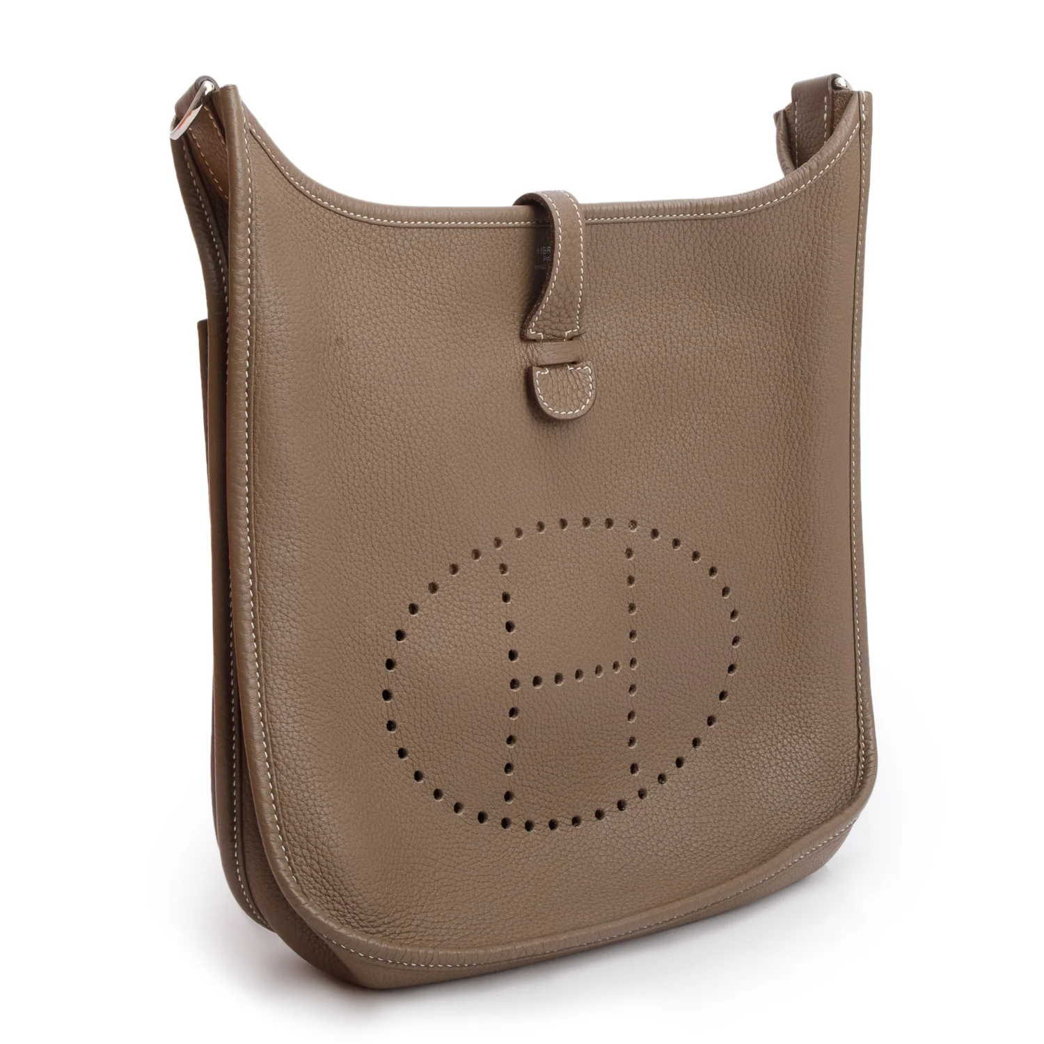 Hermes Etoupe Taurillon Clemence Evelyne III 29 Bag - Image 3