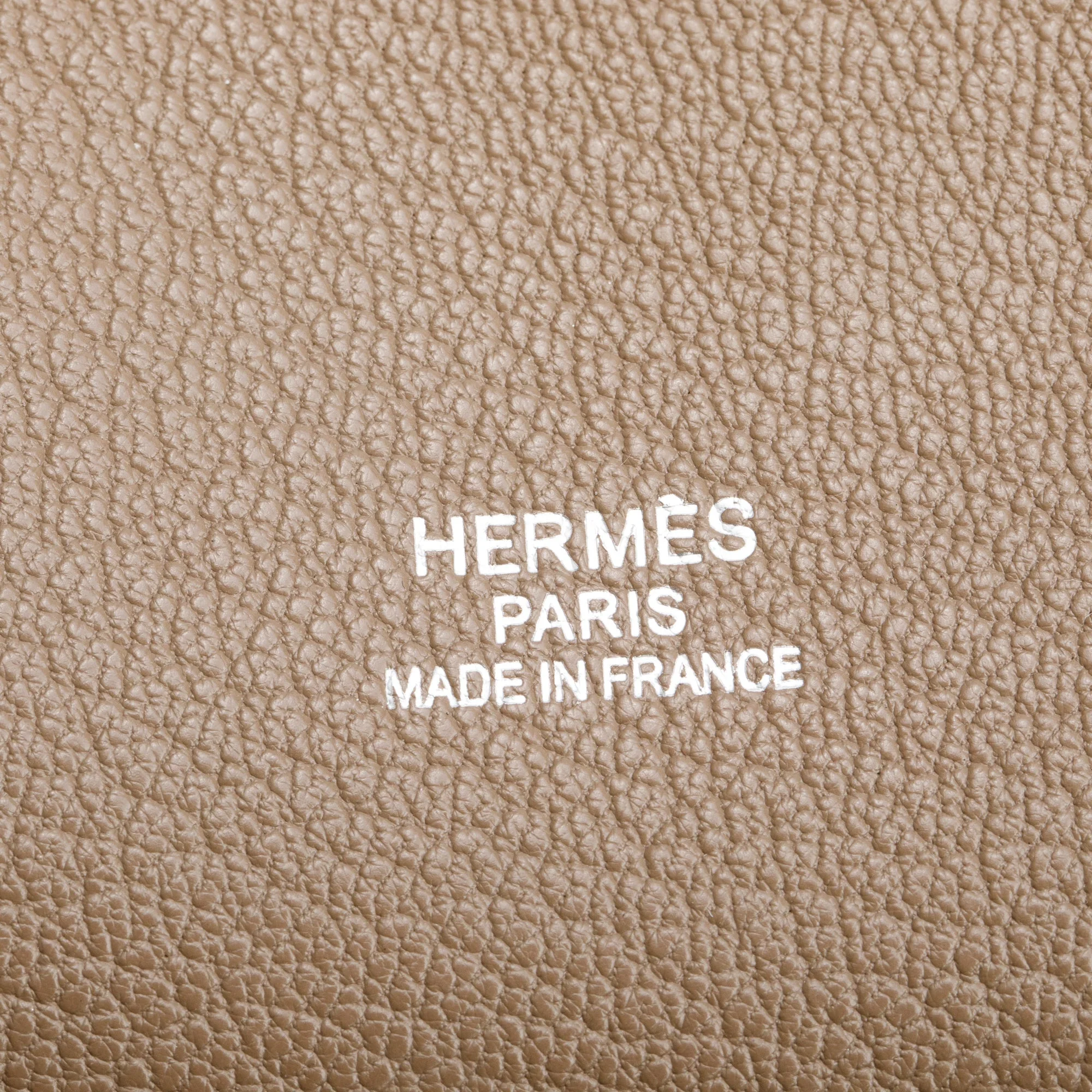 Hermes Etoupe Taurillon Clemence Leather Jypsiere 34 - Image 7