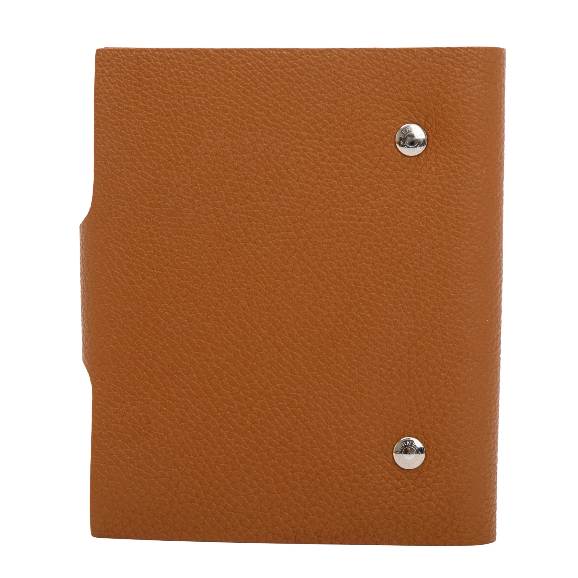Hermes Gold Togo Ulysse PM Agenda Cover with Notebook & Box - Image 4