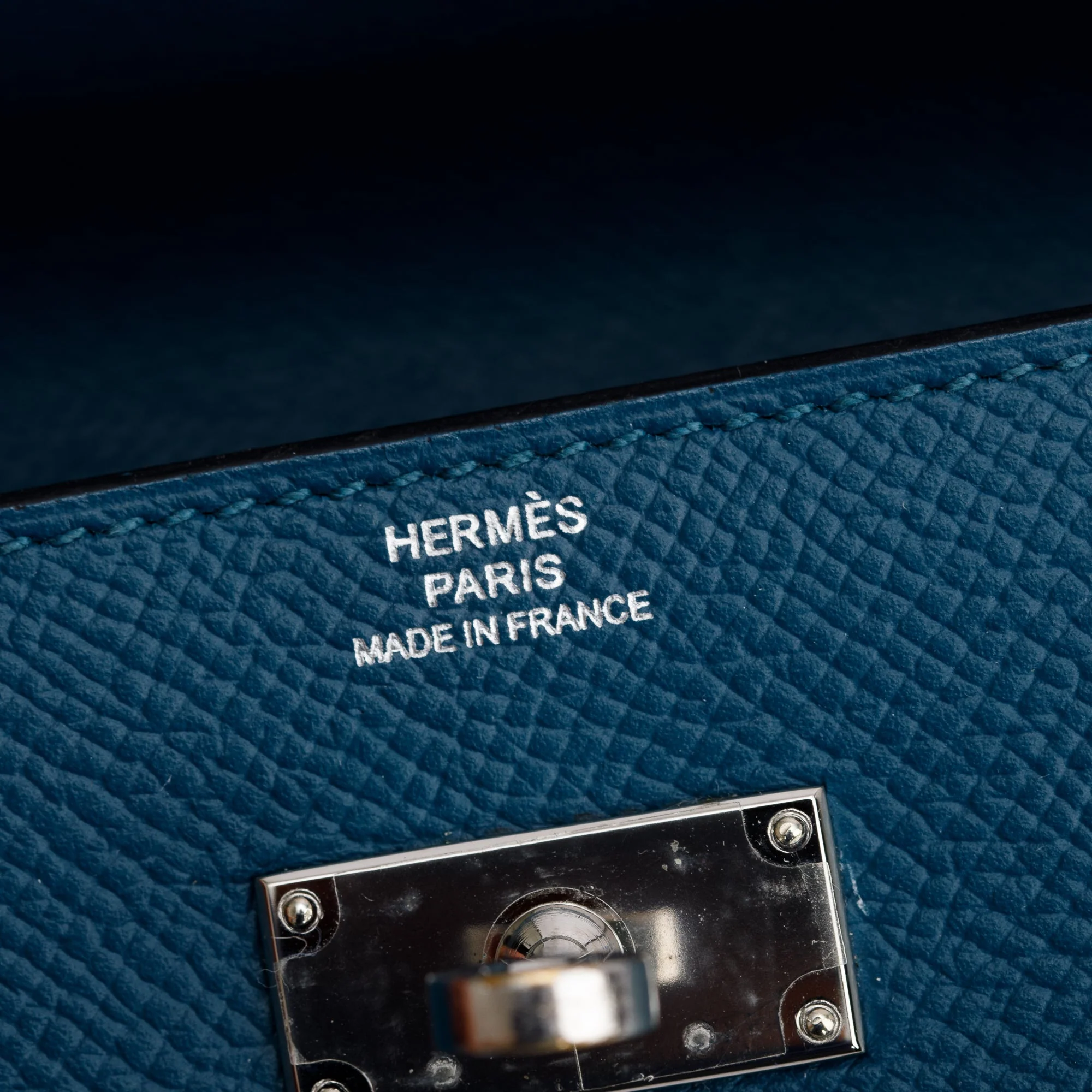 Hermes Malachite Epsom Leather Classic Kelly Longue Wallet - Image 5