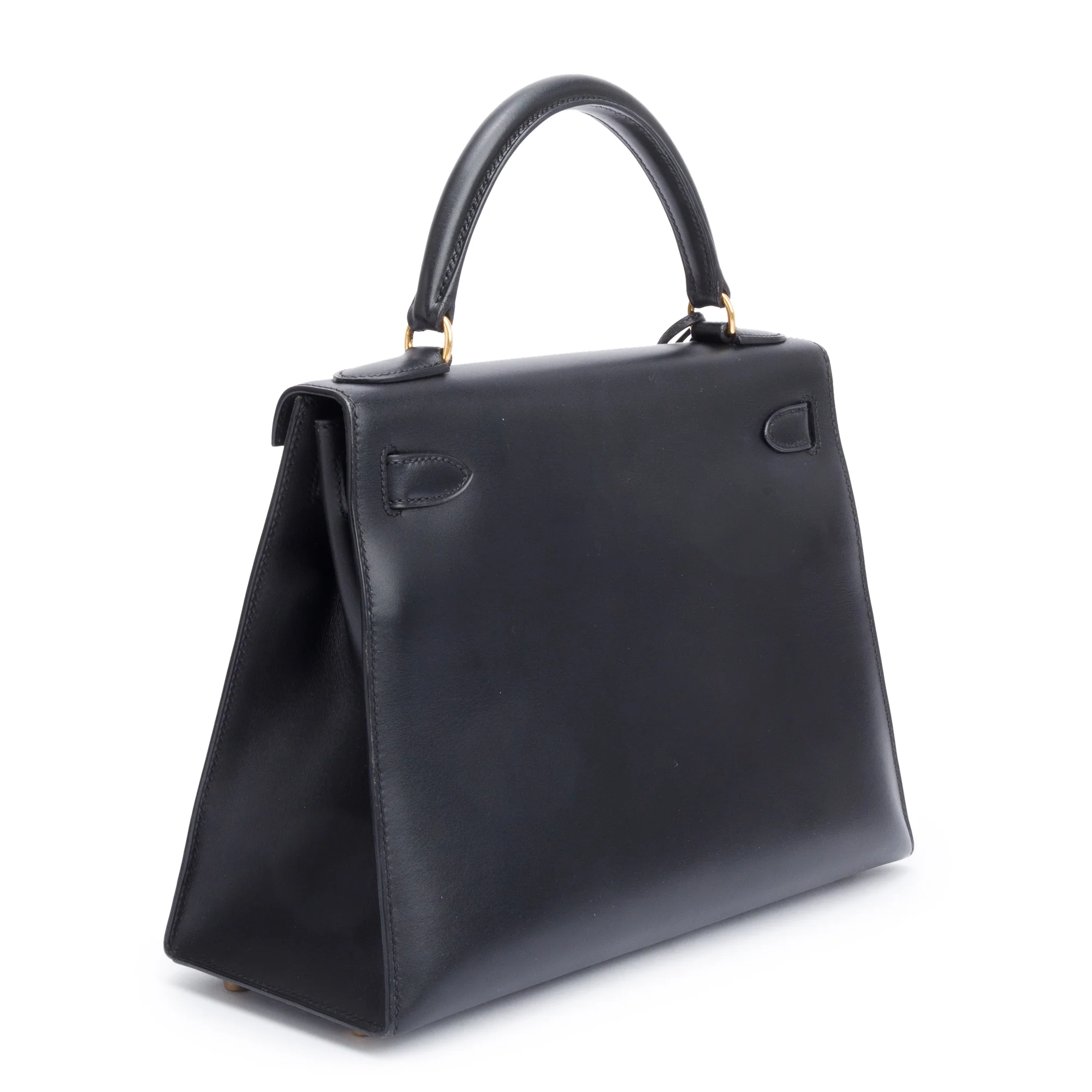 Hermes Noir Box Leather Kelly  Sellier 28 - Image 4