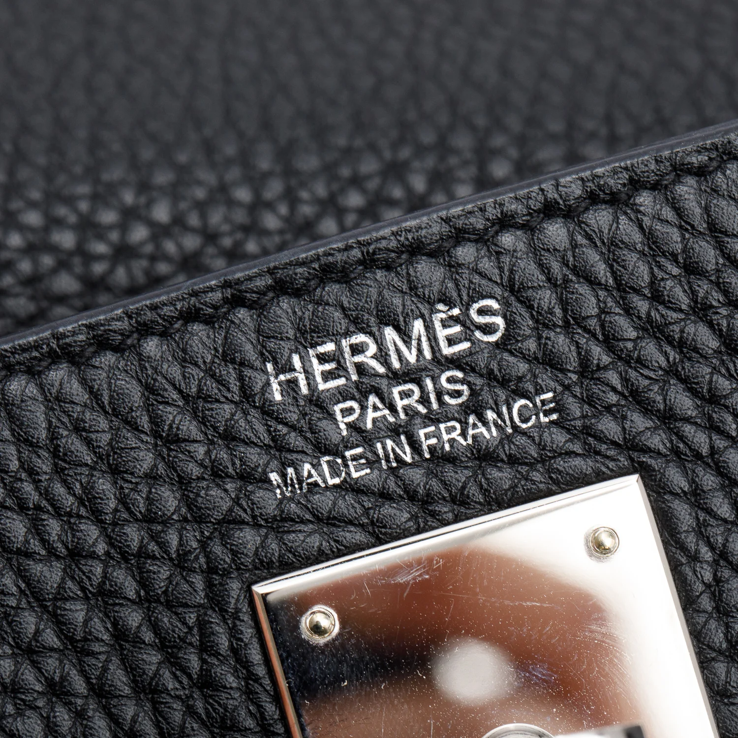 Hermes Noir Clemence Kelly Retourne 35 w/ Straps - Image 9